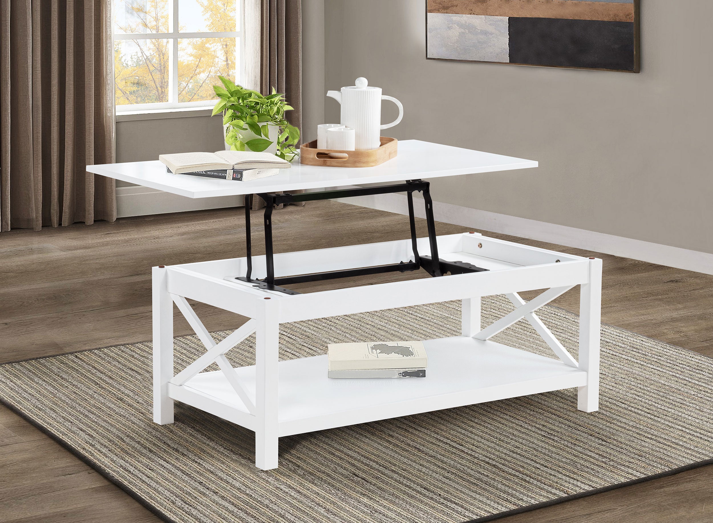 Skyview Lift-Top Coffee Table - Luxury Home Furniture (MI)