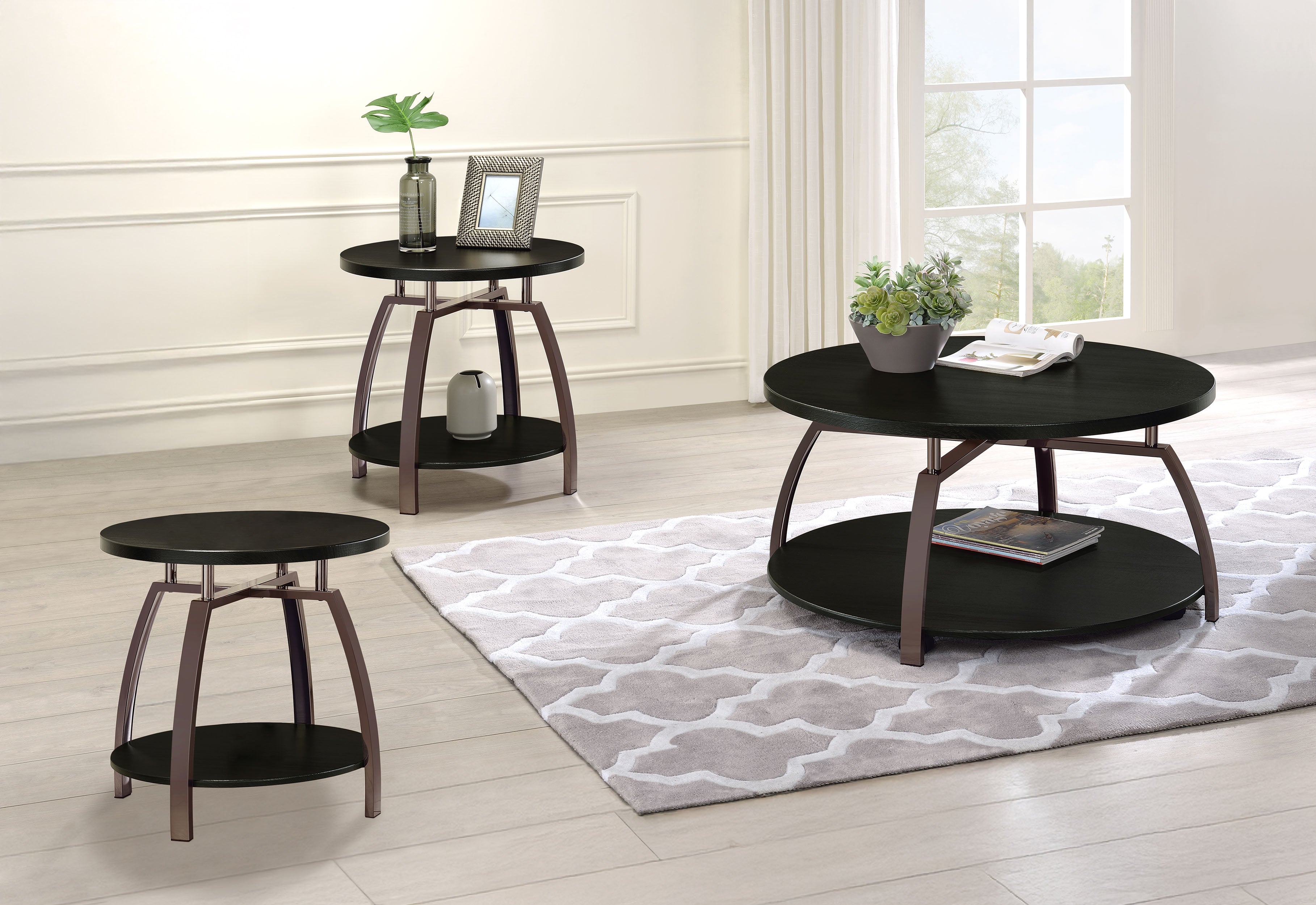 Dacre Mobile Coffee Table Set - Luxury Home Furniture (MI)