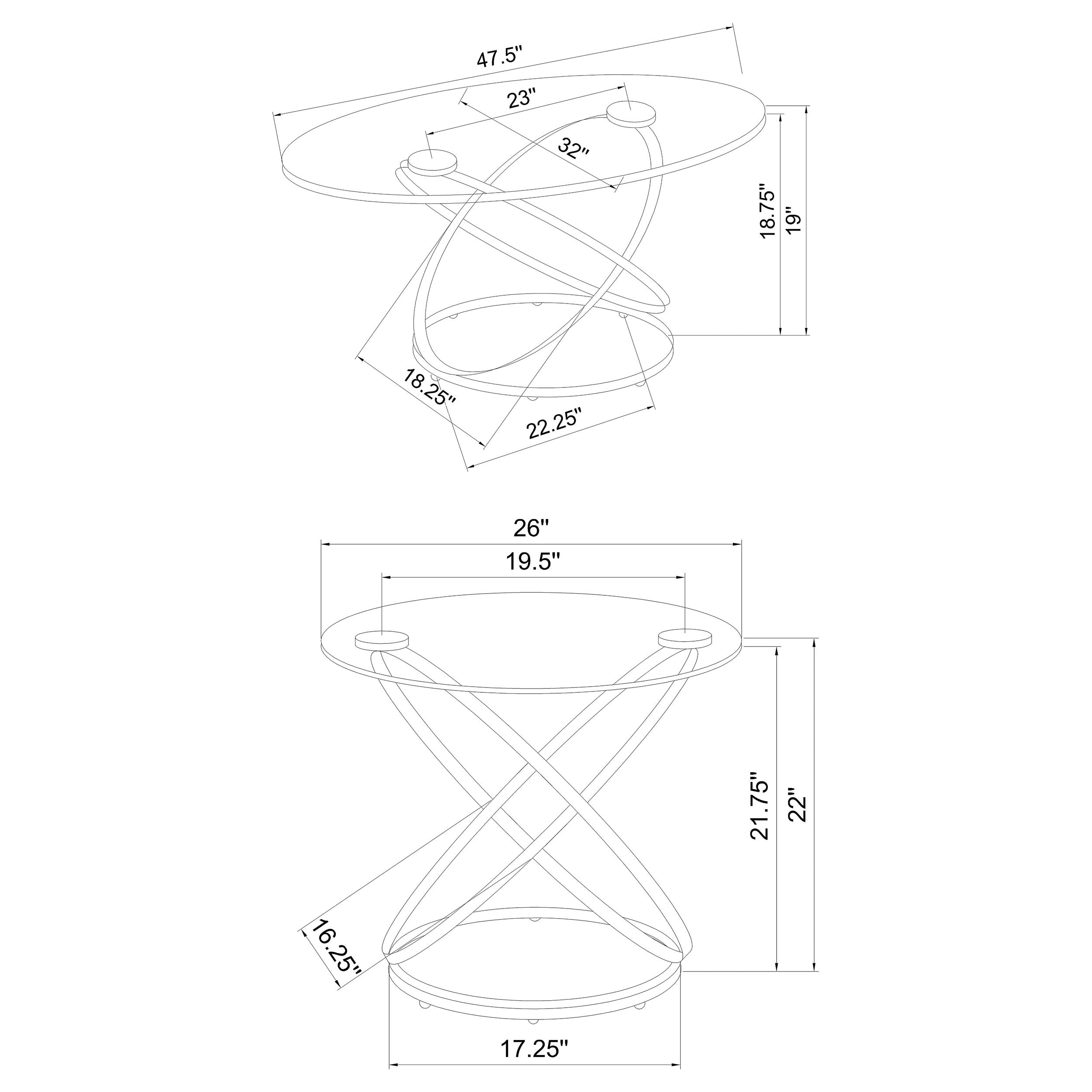 Warren Coffee Table Set - Luxury Home Furniture (MI)