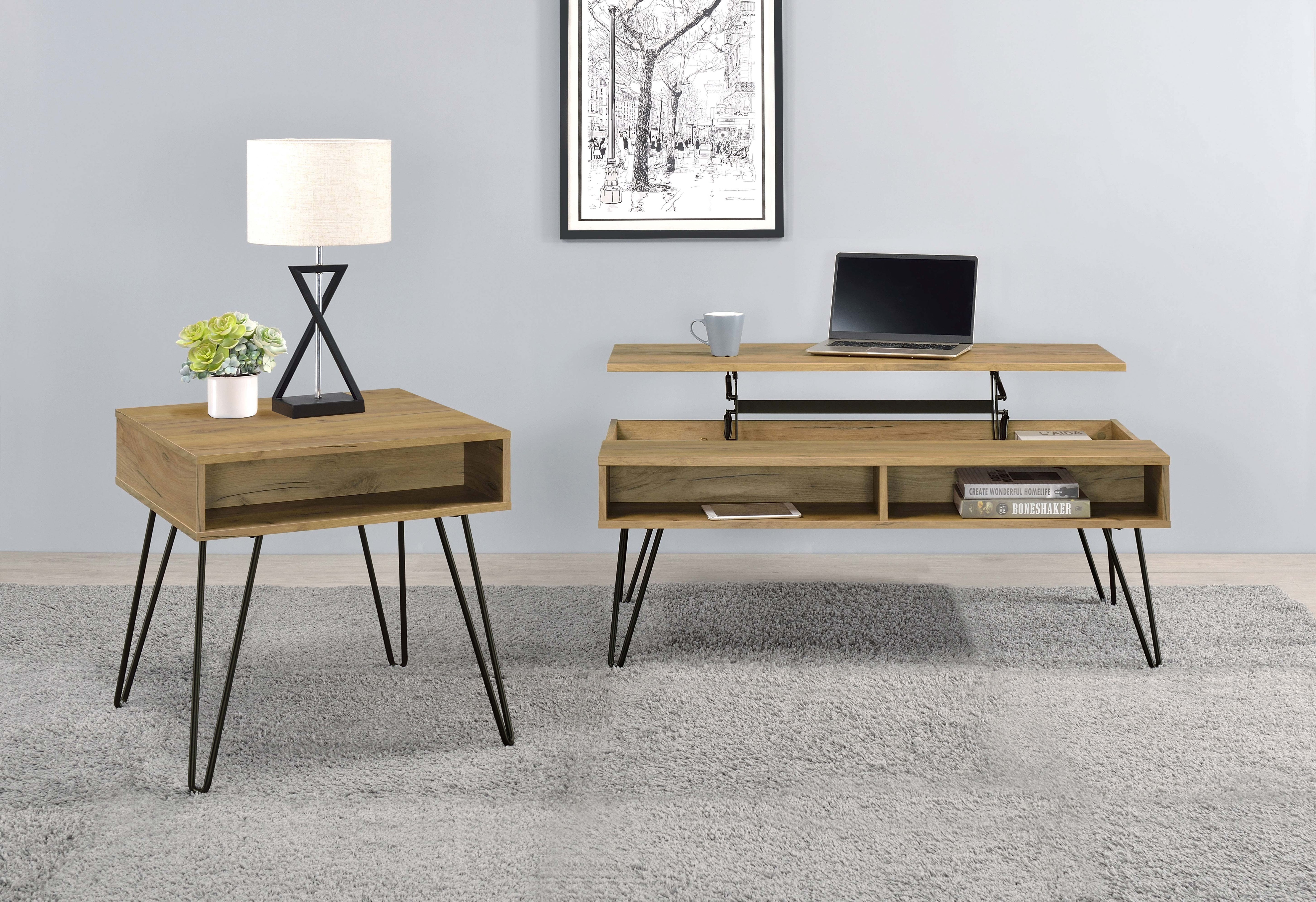 Fanning End Table - Luxury Home Furniture (MI)