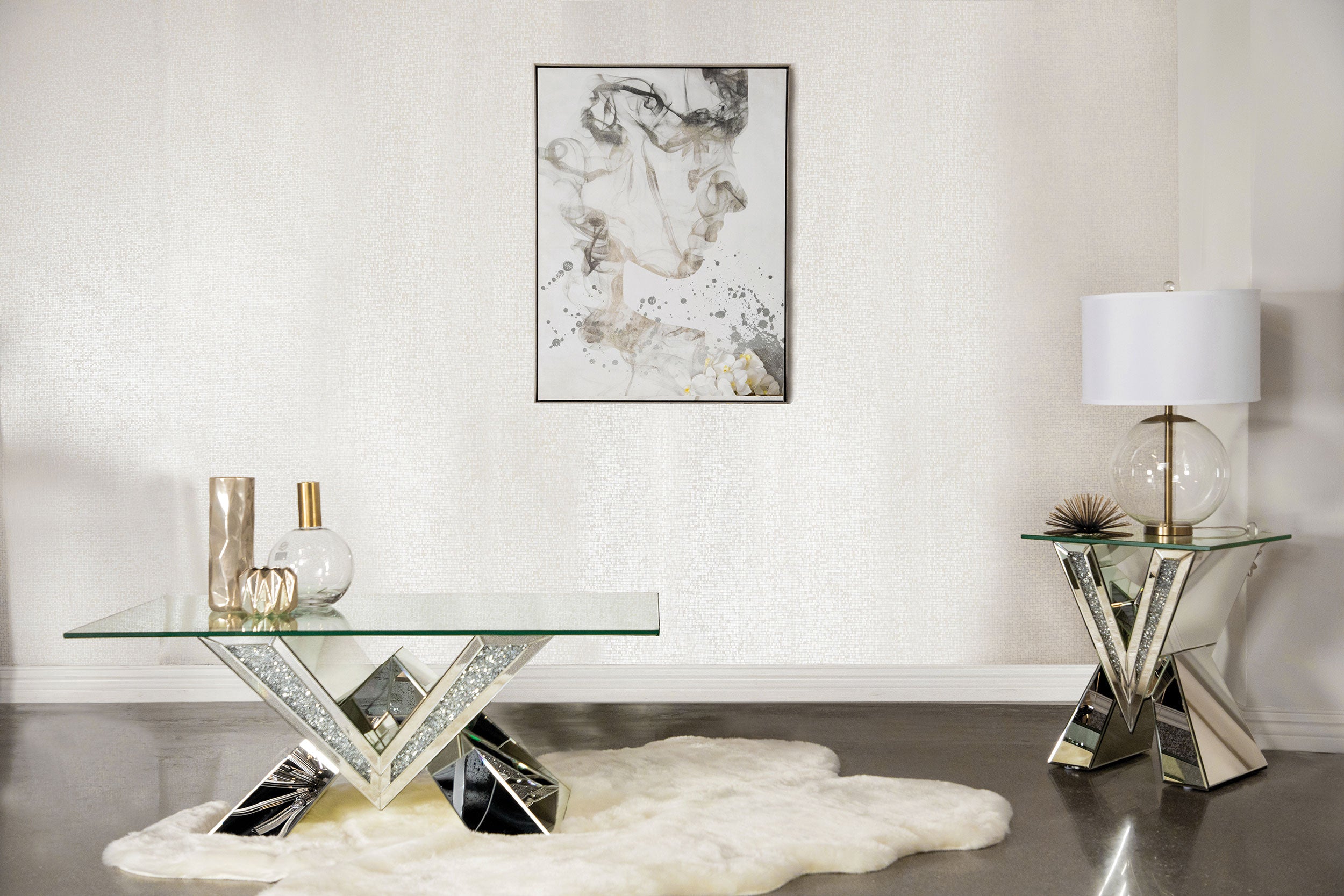 Taffeta Coffee Table Sets - Luxury Home Furniture (MI)