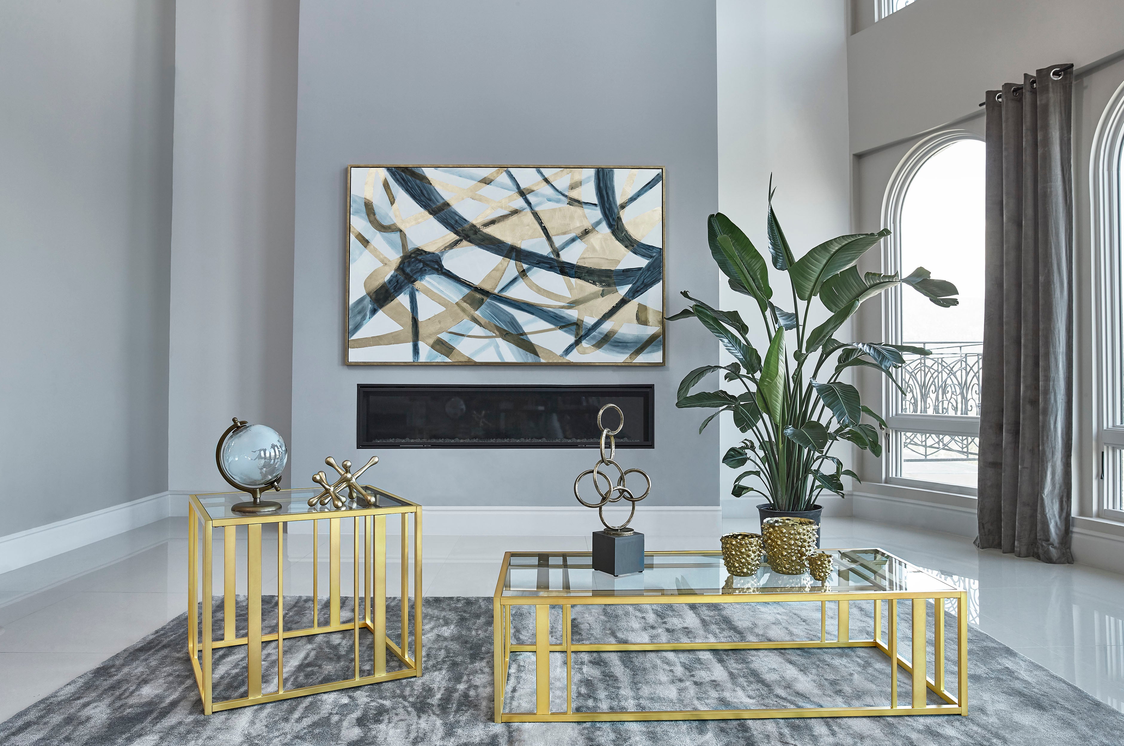 Adri Coffee Table Set - Luxury Home Furniture (MI)