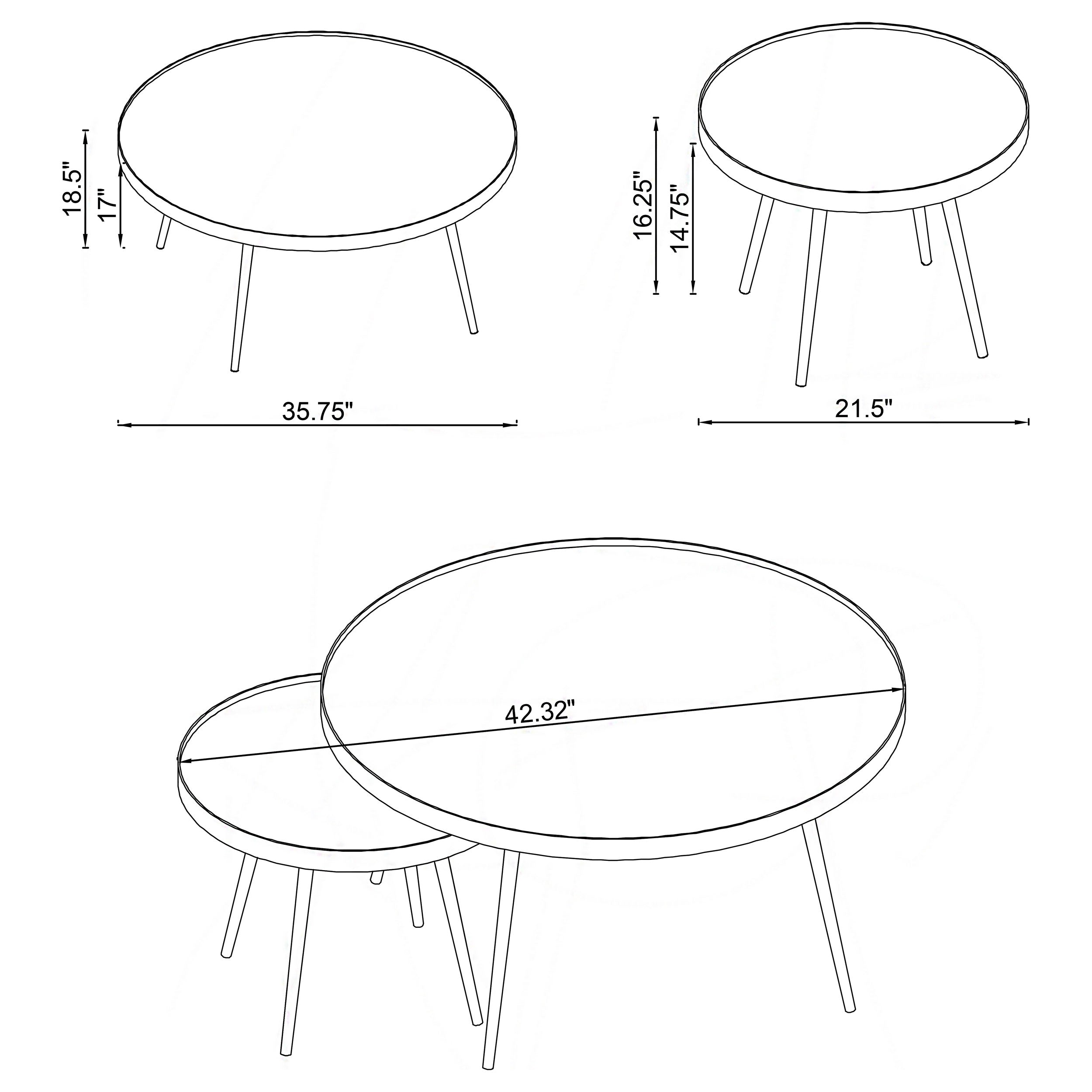 Kaelyn Nesting Coffee Table - Luxury Home Furniture (MI)