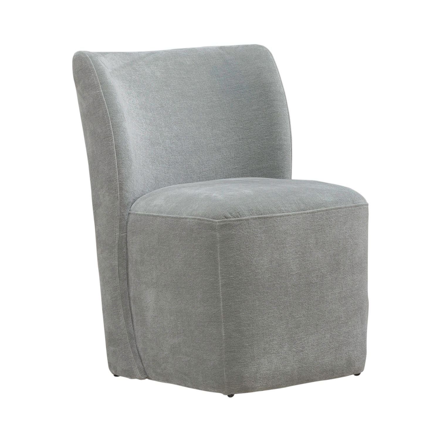 Accent Dining Accent Dining Chair w/ Casters - Sapphire