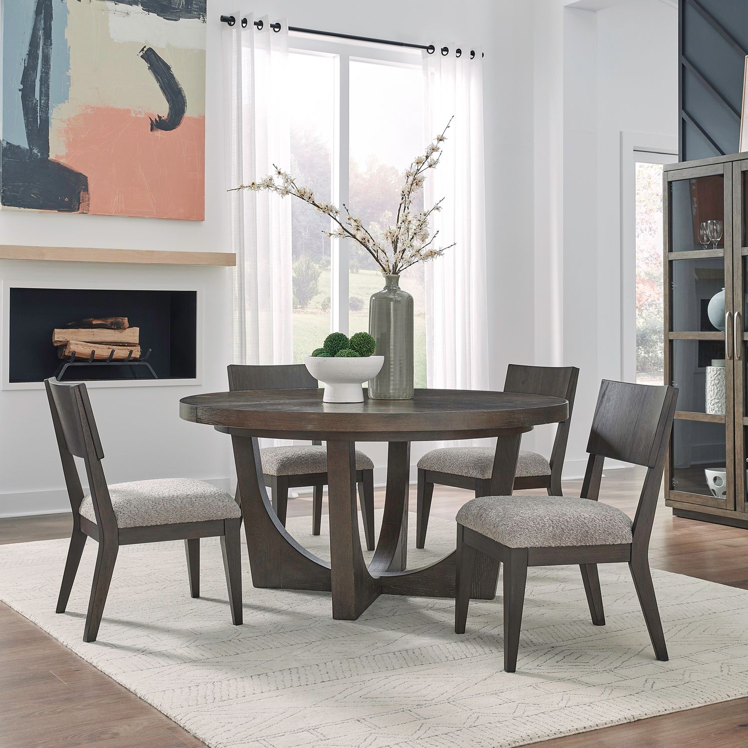 Cascade Falls Opt 5 Piece Pedestal Table Set image