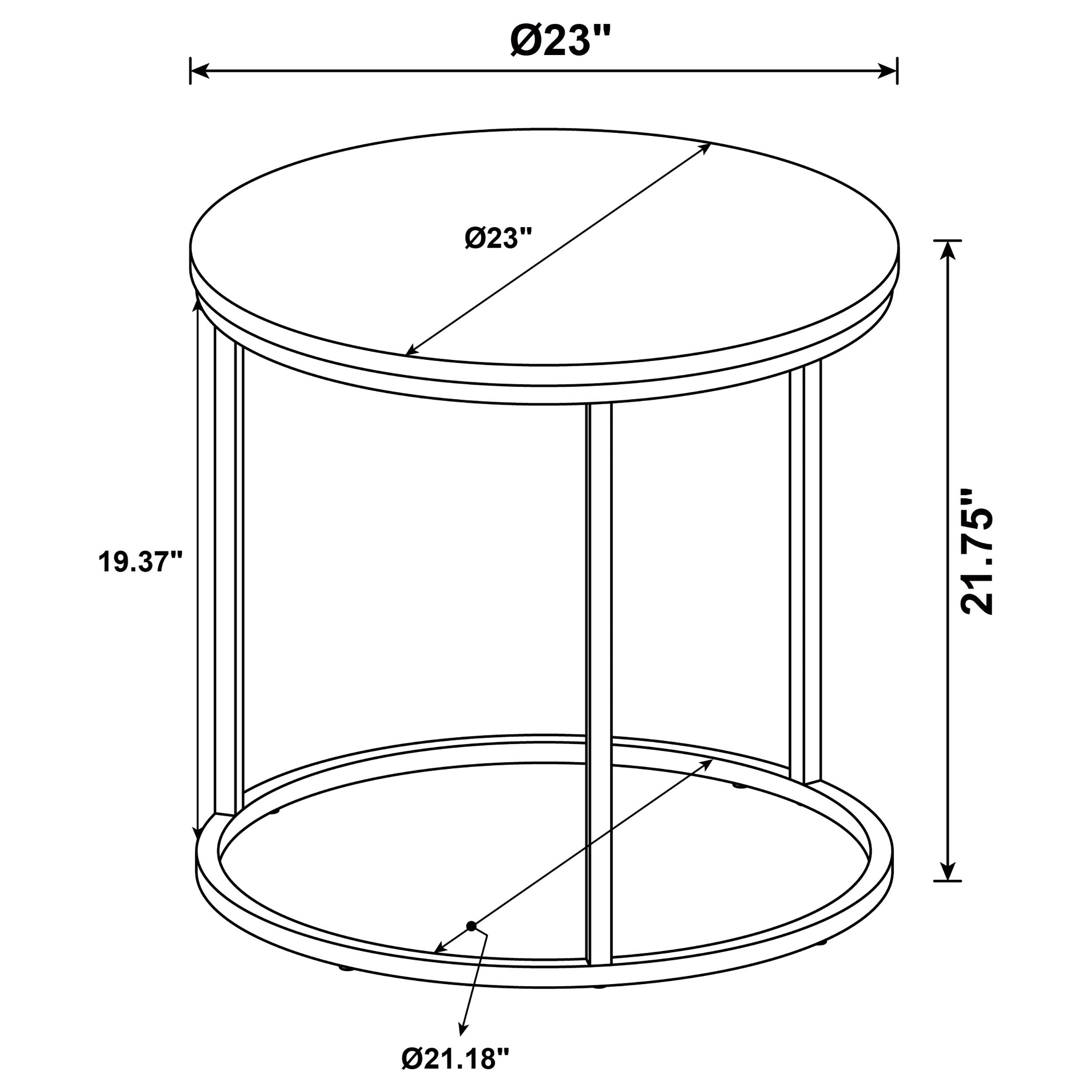 Lainey End Table - Luxury Home Furniture (MI)
