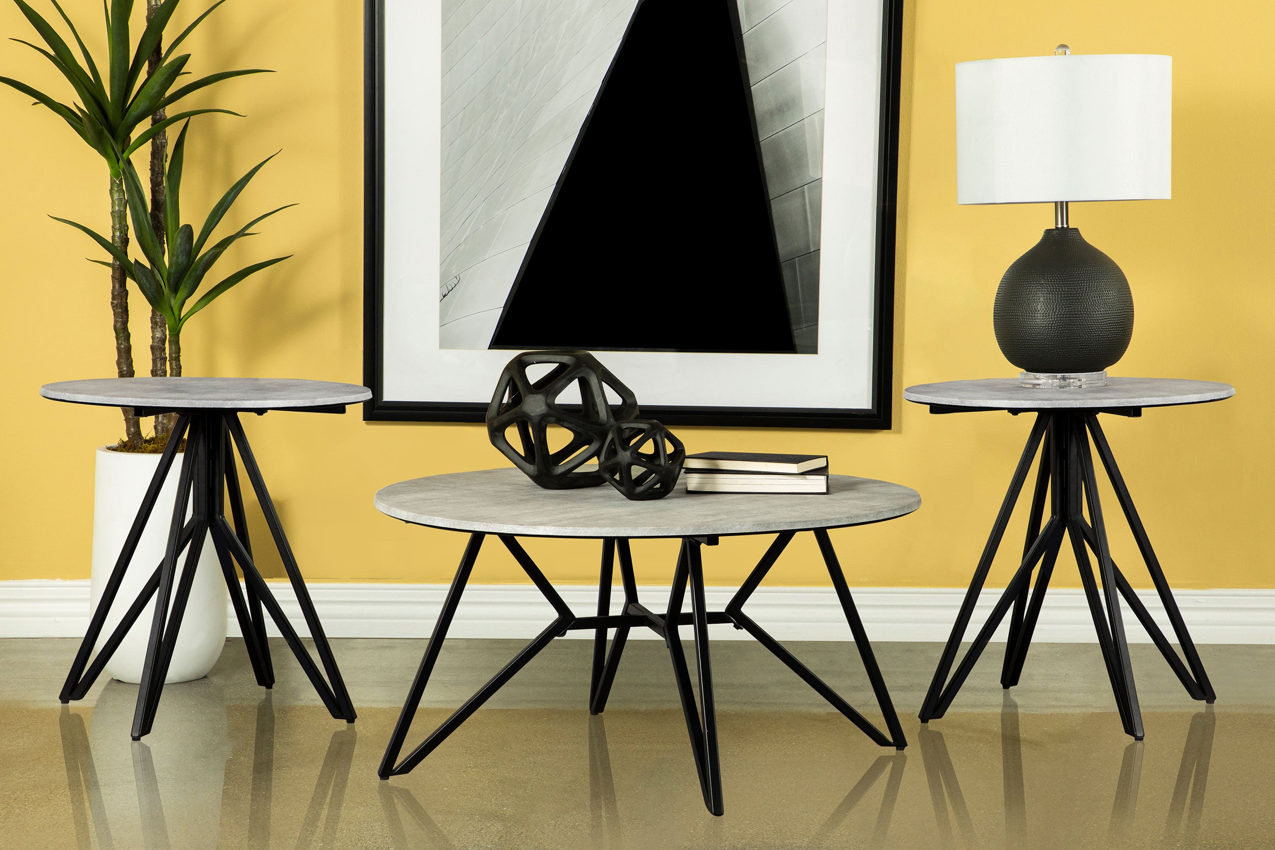 Hadi Coffee Table Set - Luxury Home Furniture (MI)