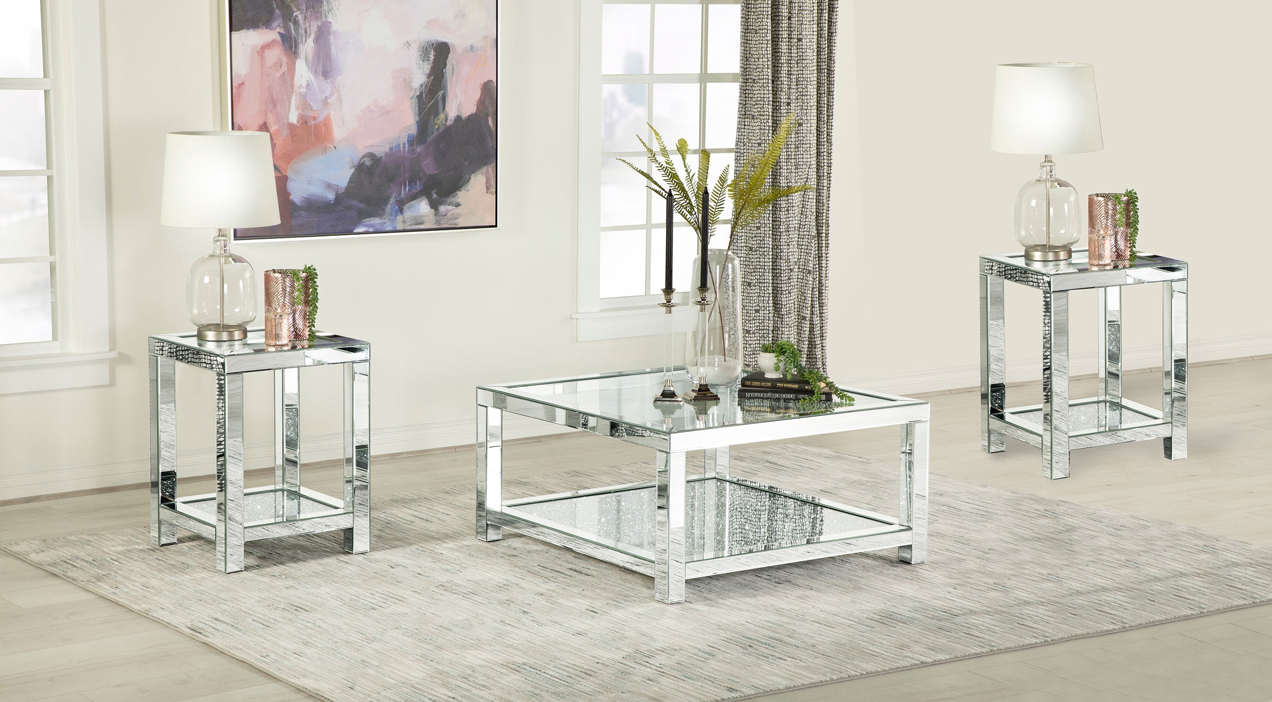 Valentina Coffee Table Sets - Luxury Home Furniture (MI)