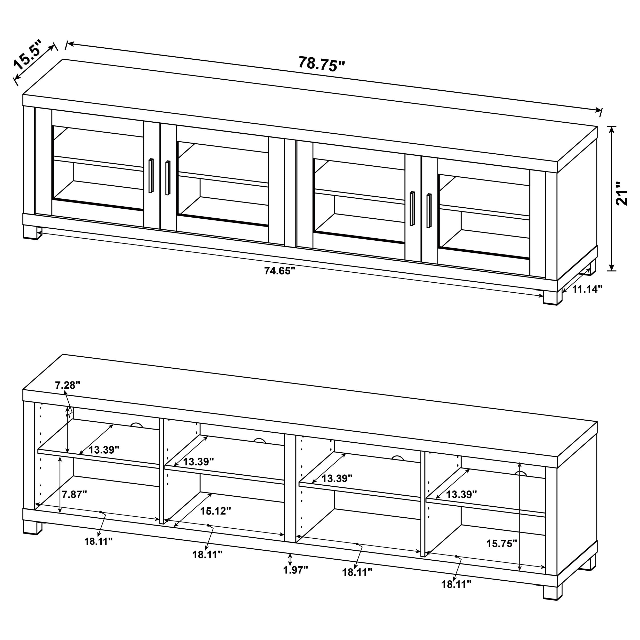 Jupiter Tv Stand - Luxury Home Furniture (MI)