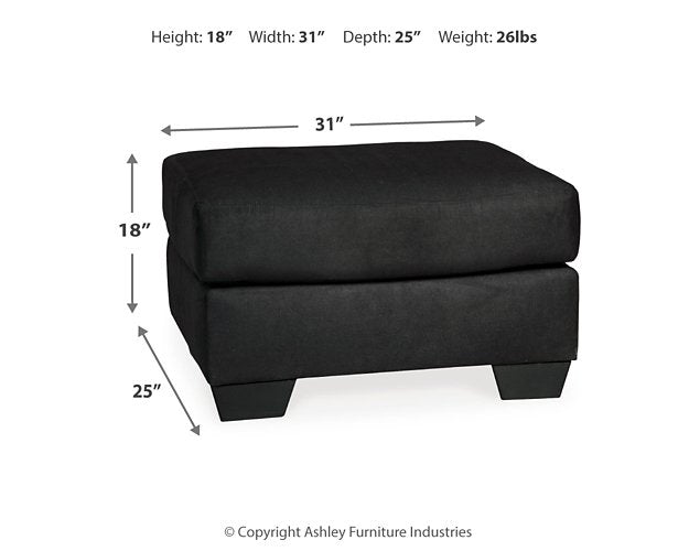 Darcy Ottoman - Luxury Home Furniture (MI)