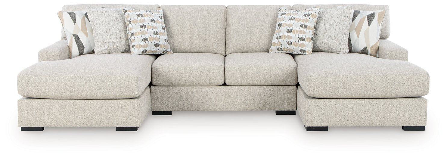 Laurelgrove Double Chaise Sectional - Luxury Home Furniture (MI)