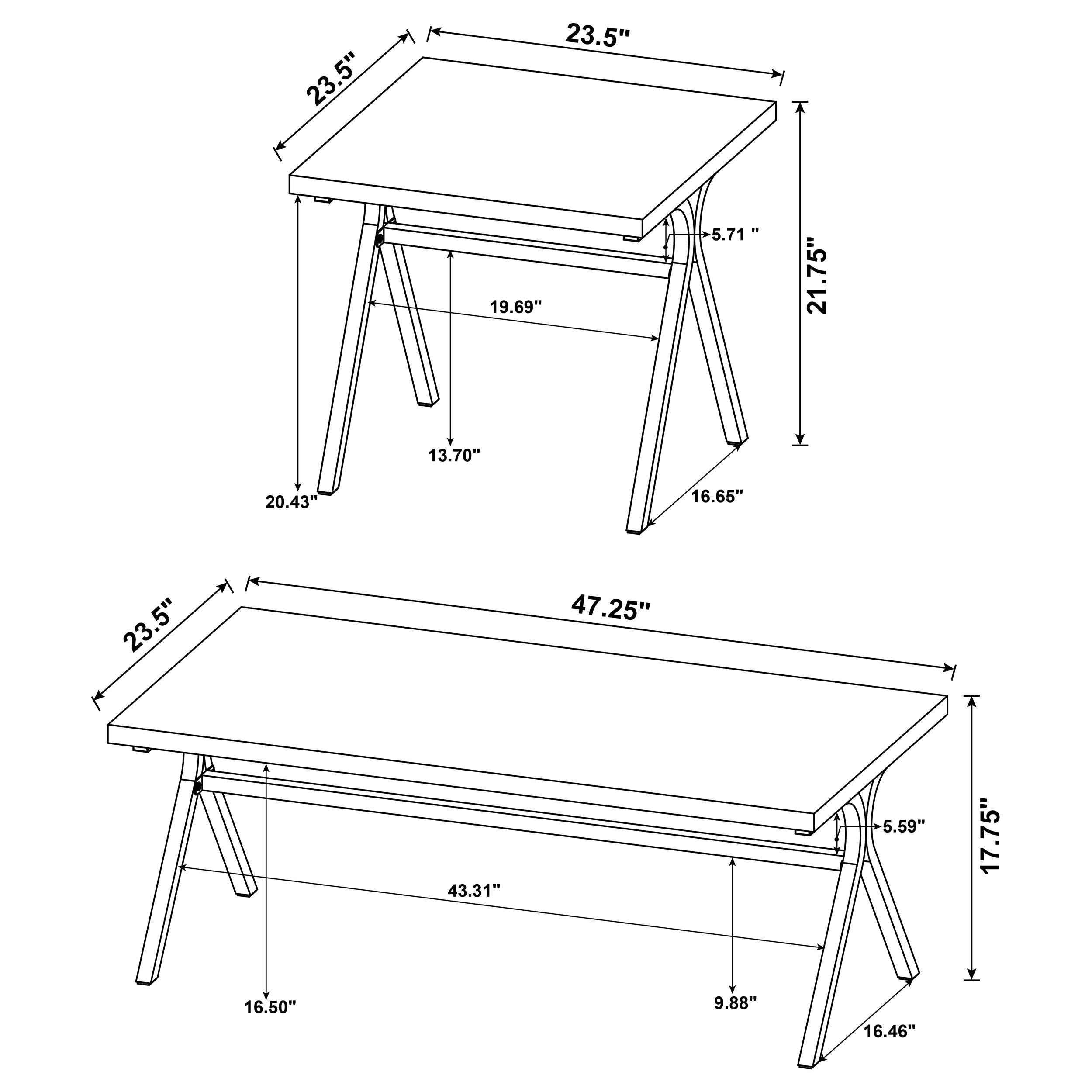 Colmar Coffee Table Set - Luxury Home Furniture (MI)