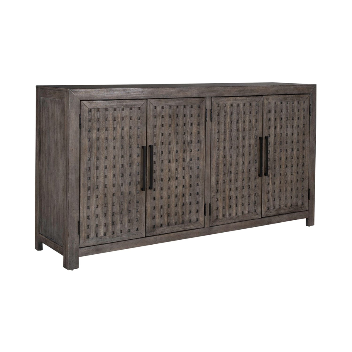 Liberty Furniture Winslow Accent Buffet in Smokey Ash EST SHIP TIME APPX 4 WEEKS image