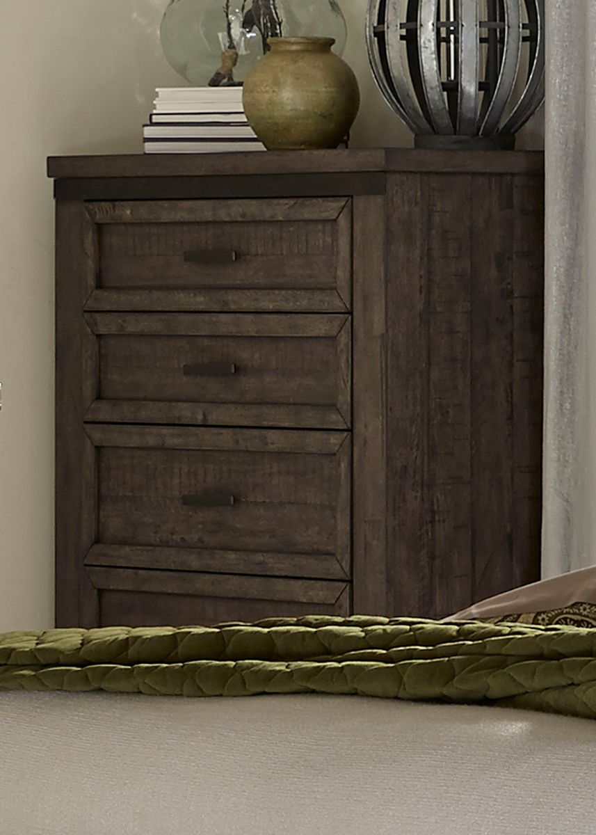 Liberty Thornwood Hills 5-Drawer Chest in Rock Beaten Gray - Luxury Home Furniture (MI)