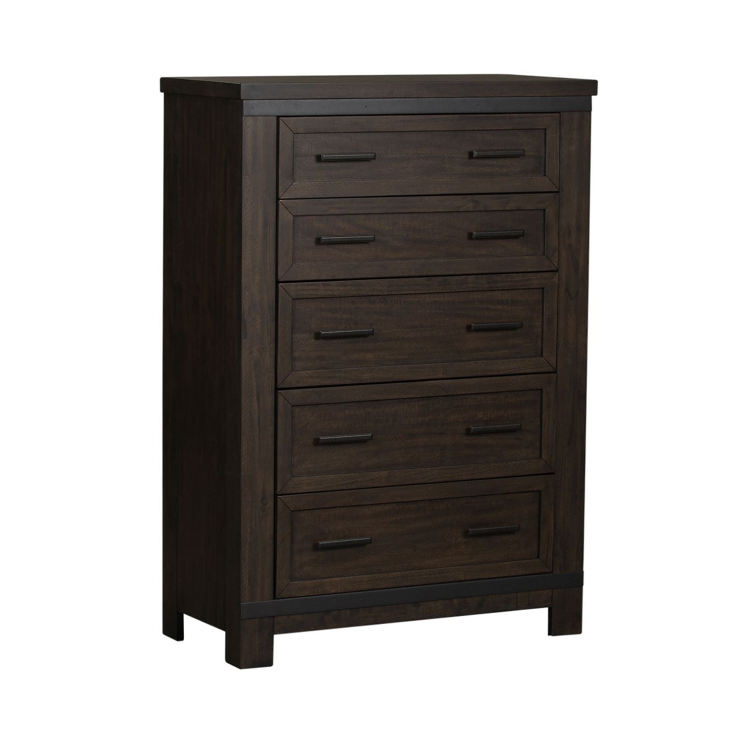 Thornwood Hills 5-Drawer Chest in Rock Beaten Gray - Luxury Home Furniture (MI)