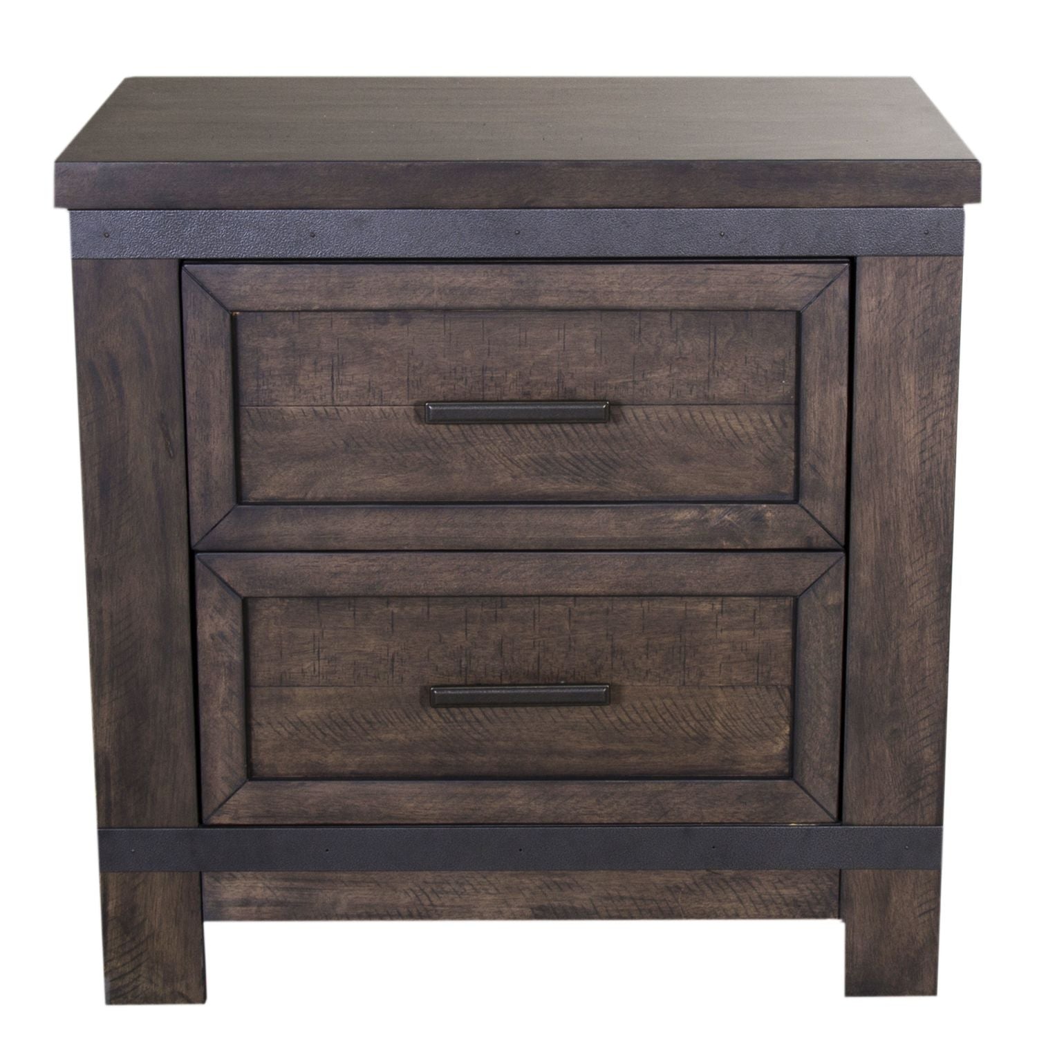 Thornwood Hills Nightstand in Rock Beaten Gray - Luxury Home Furniture (MI)