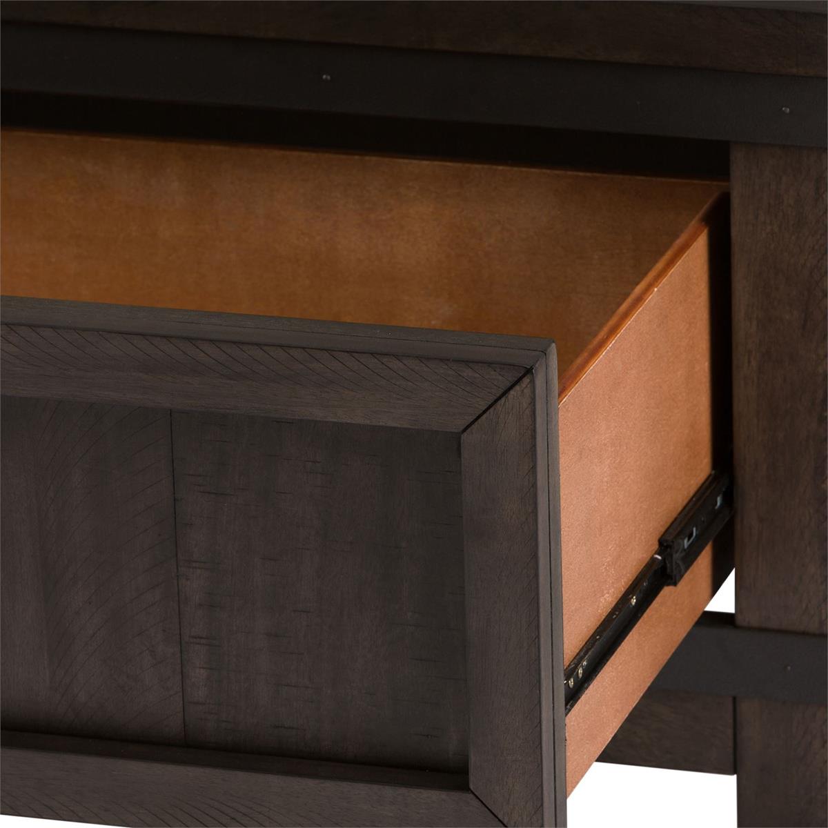 Liberty Furniture Thornwood Hills Twin Bookcase Bed in Rock Beaten Gray - Luxury Home Furniture (MI)