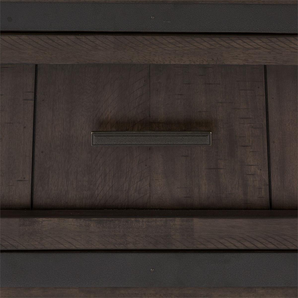 Liberty Furniture Thornwood Hills Full Bookcase Bed in Rock Beaten Gray - Luxury Home Furniture (MI)