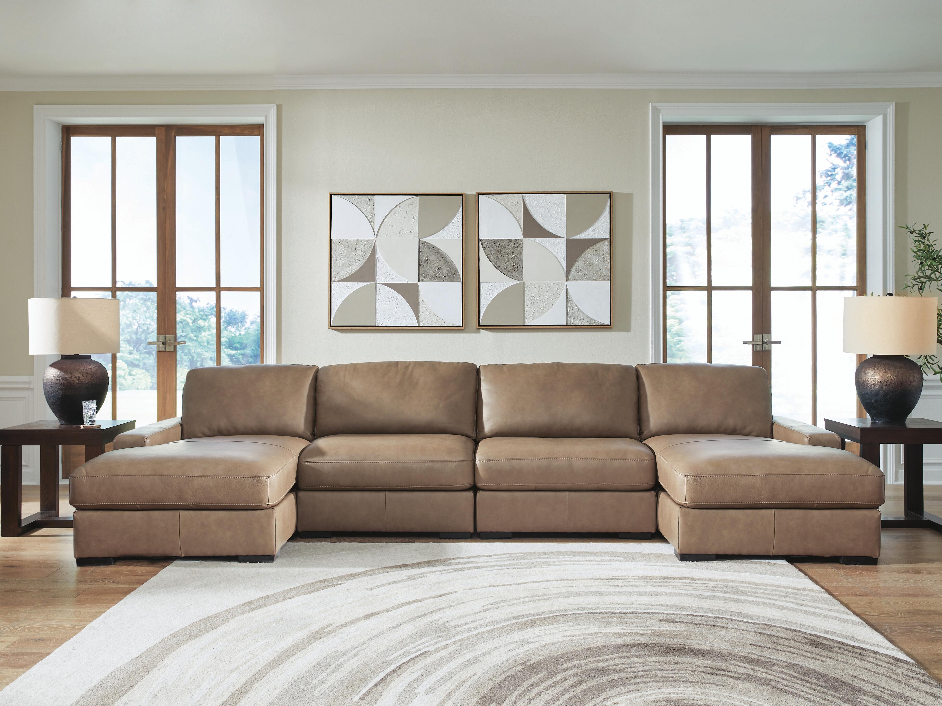 Veronella Double Chaise Sectional - Luxury Home Furniture (MI)
