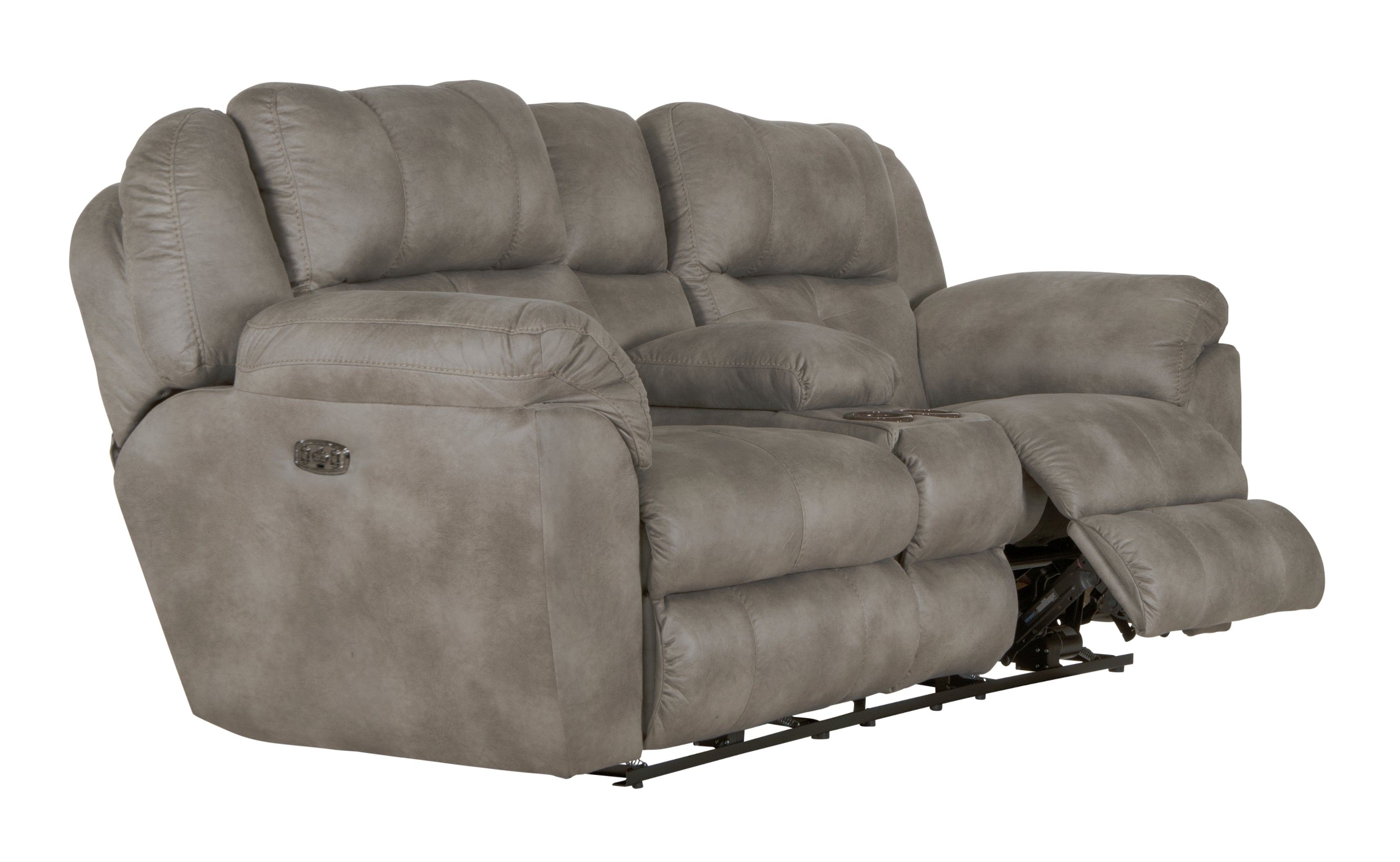 Ferrington Power Headrest w/ Lumbar Power Lay Flat Reclining Loveseat - Luxury Home Furniture (MI)
