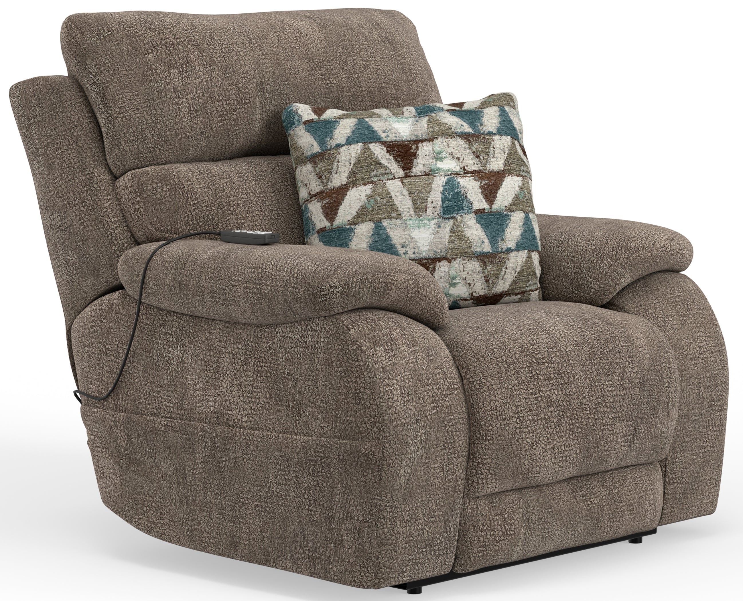 Joya Power Headrest Power LayFlat Recliner w/CR3 Heat/Massage/Lumbar/ZG - Luxury Home Furniture (MI)