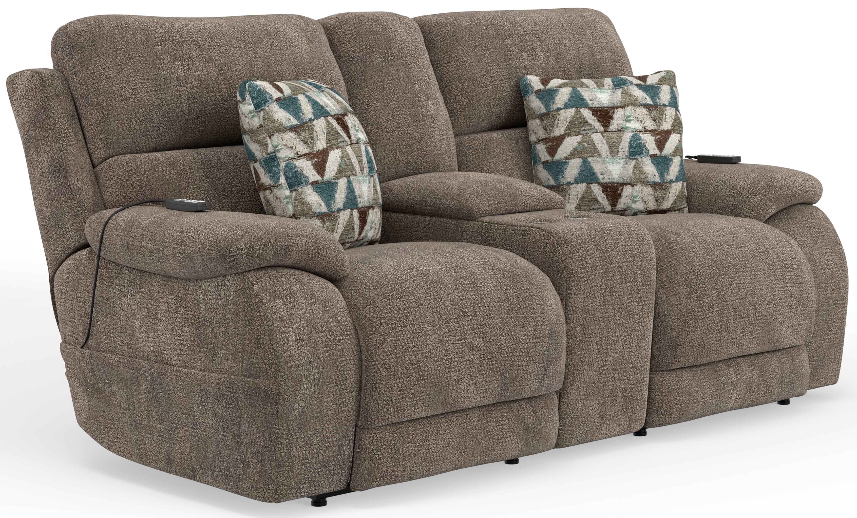 Joya Power Headrest Power Lay Flat Recl Cons Lvst w/CR3 Heat/Massage/Lumbar/ZG - Luxury Home Furniture (MI)