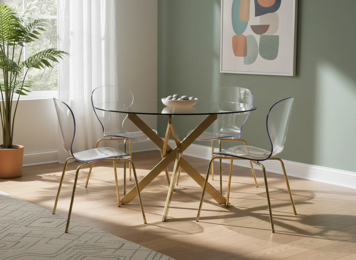 Clarion Gold Dining Chair
