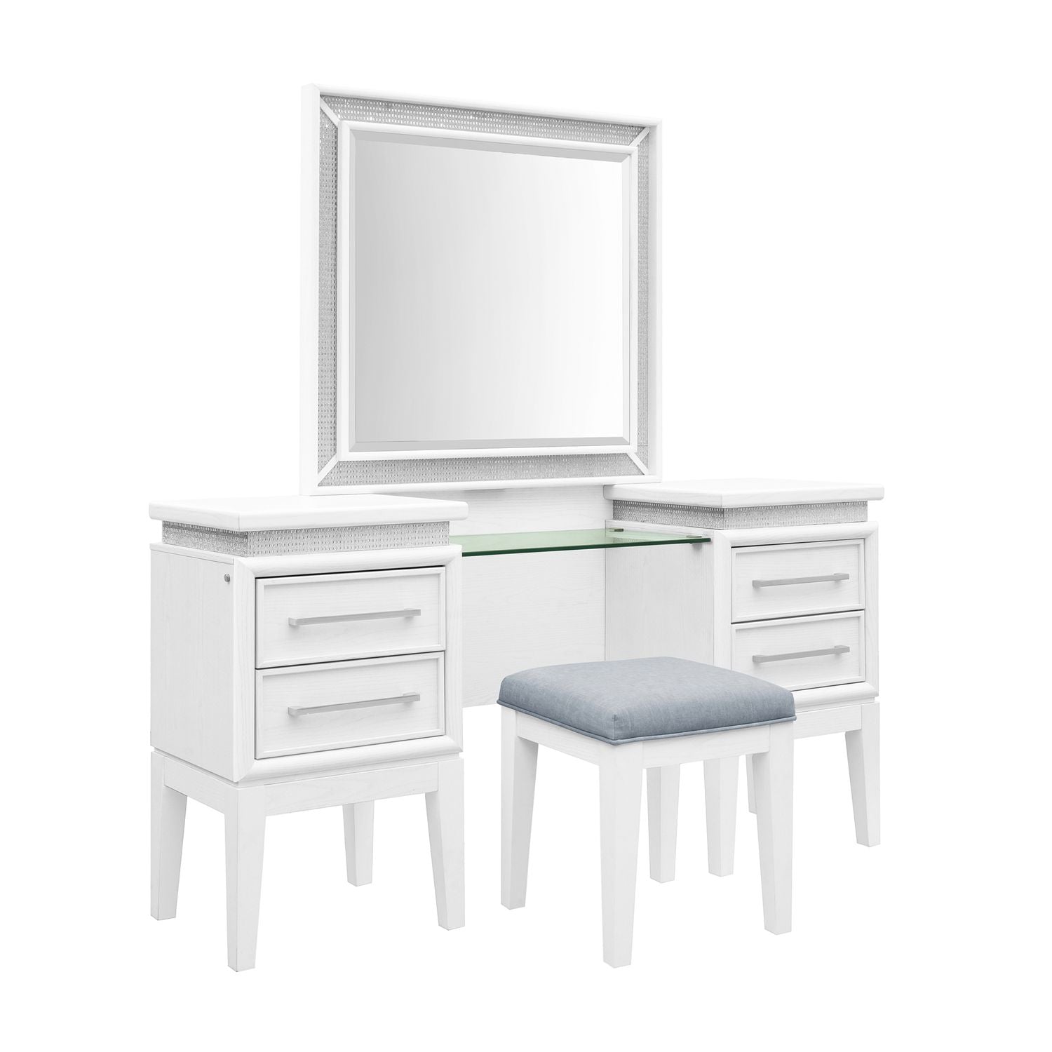 Reflections 3 Piece Vanity Set - Luxury Home Furniture (MI)