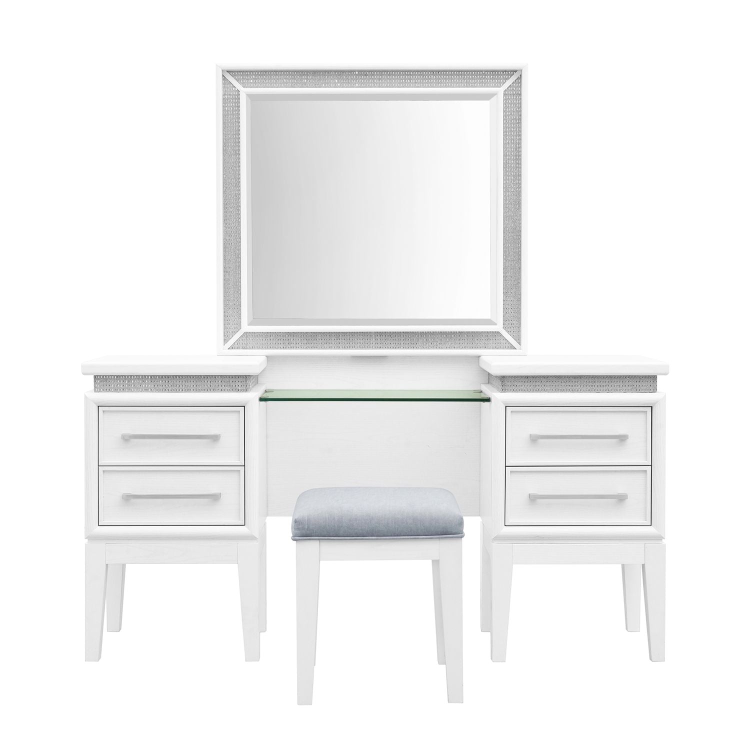Reflections 3 Piece Vanity Set - Luxury Home Furniture (MI)