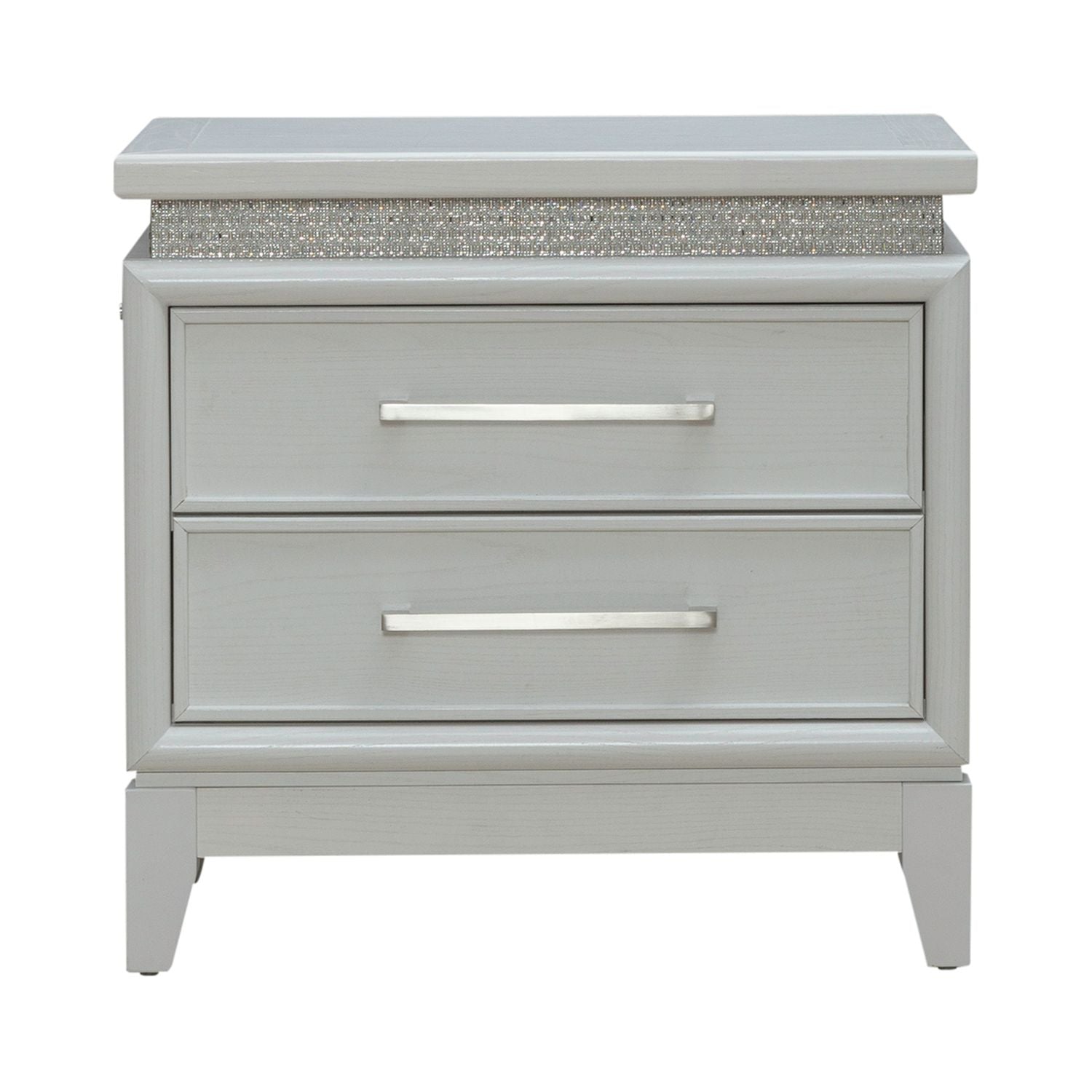 Reflections Nightstand w/ Lights and Charging Station