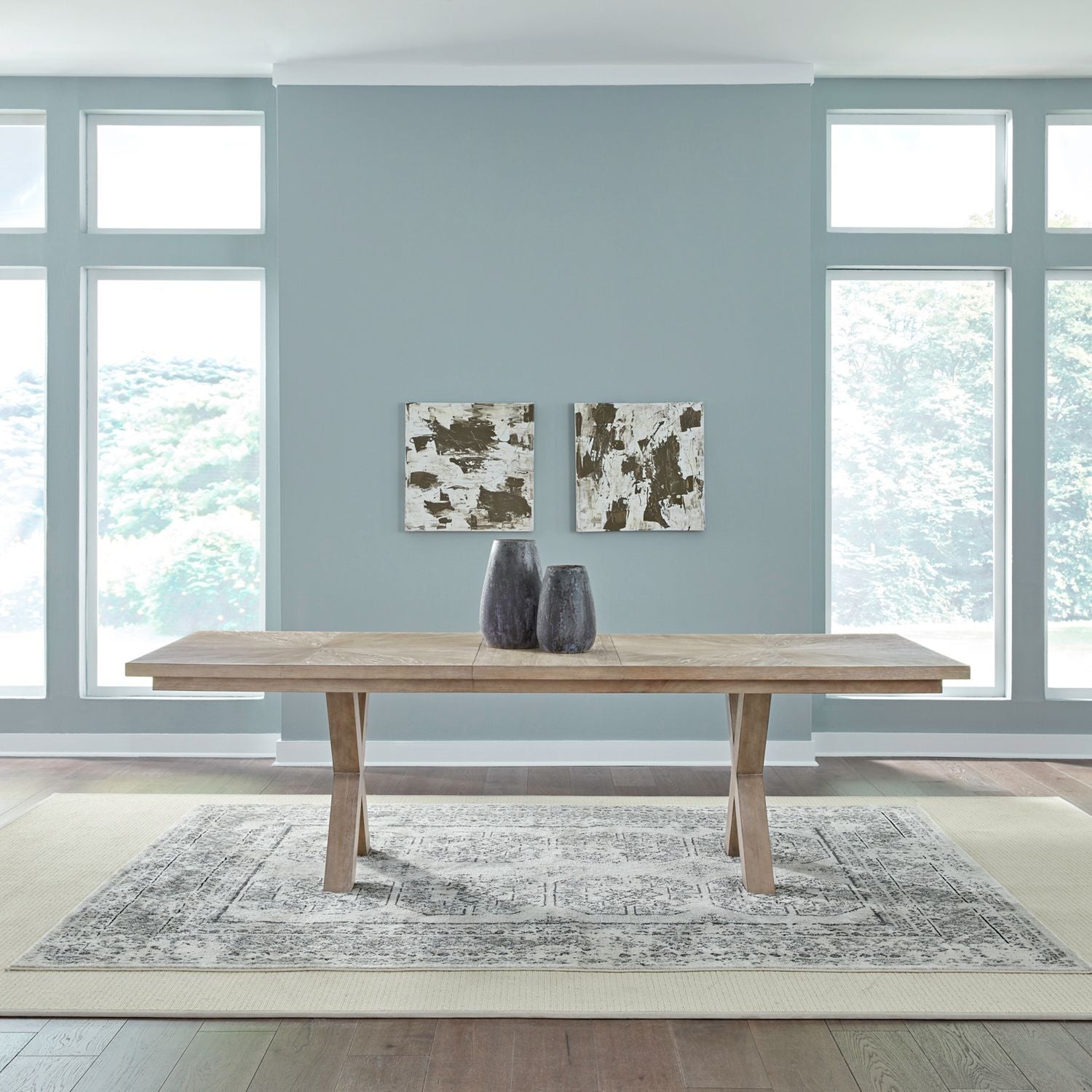 Brentwood Double Pedestal Table Set image