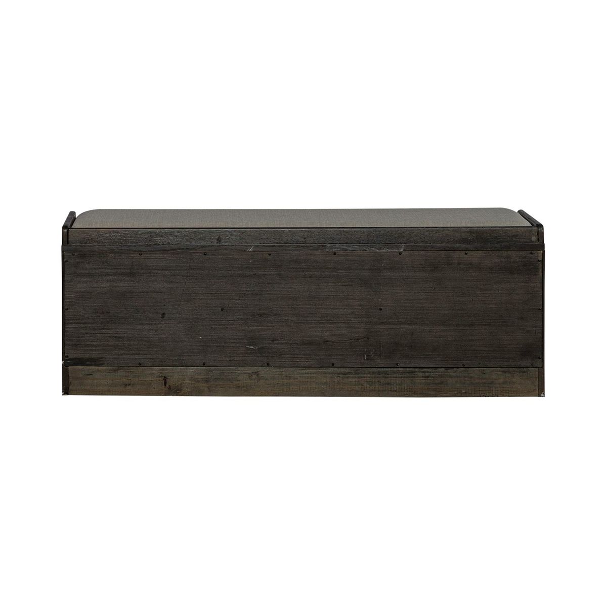 Liberty Furniture Mill Creek Wall Bench in Peppercorn - Luxury Home Furniture (MI)