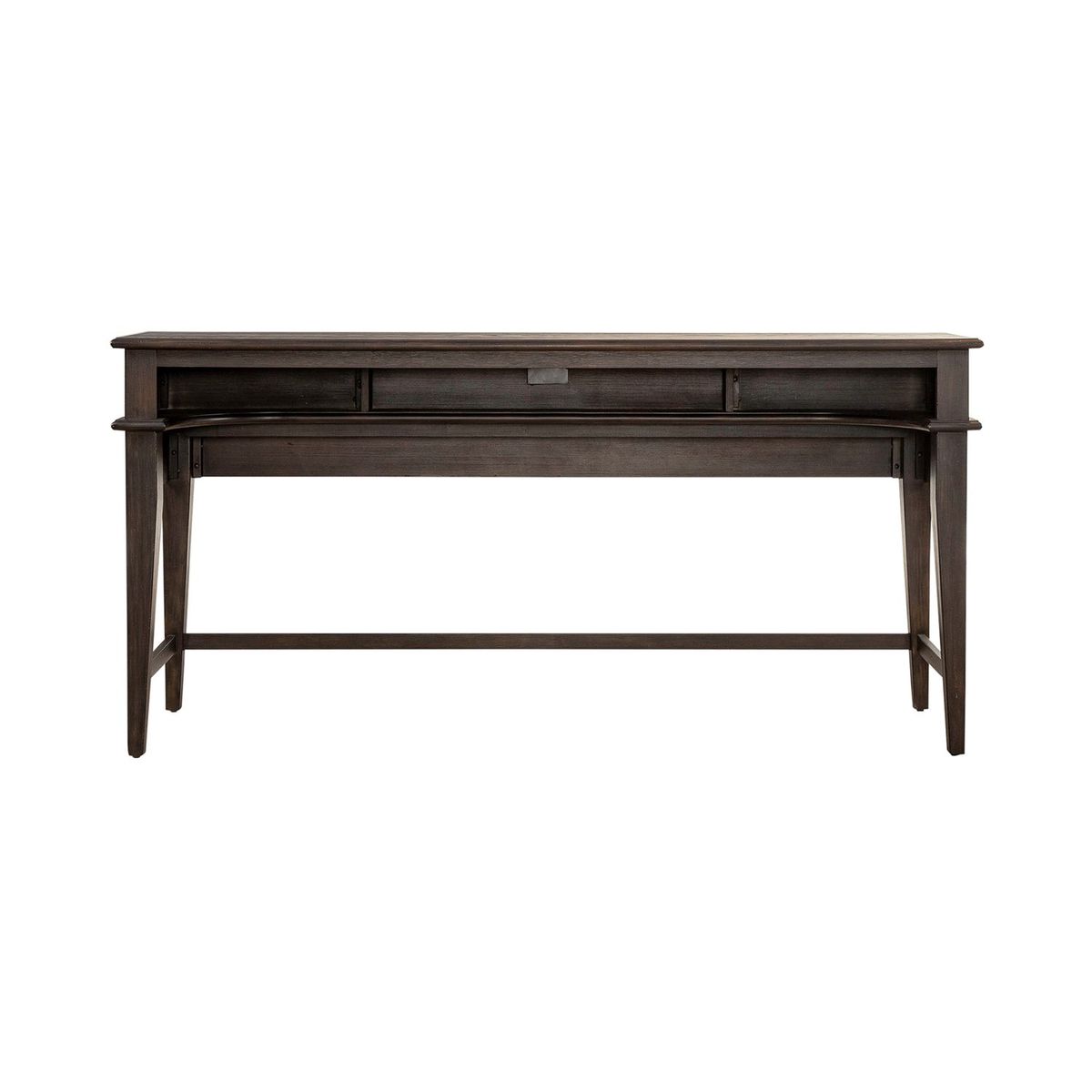 Liberty Furniture Mill Creek Console Bar Table in Peppercorn - Luxury Home Furniture (MI)