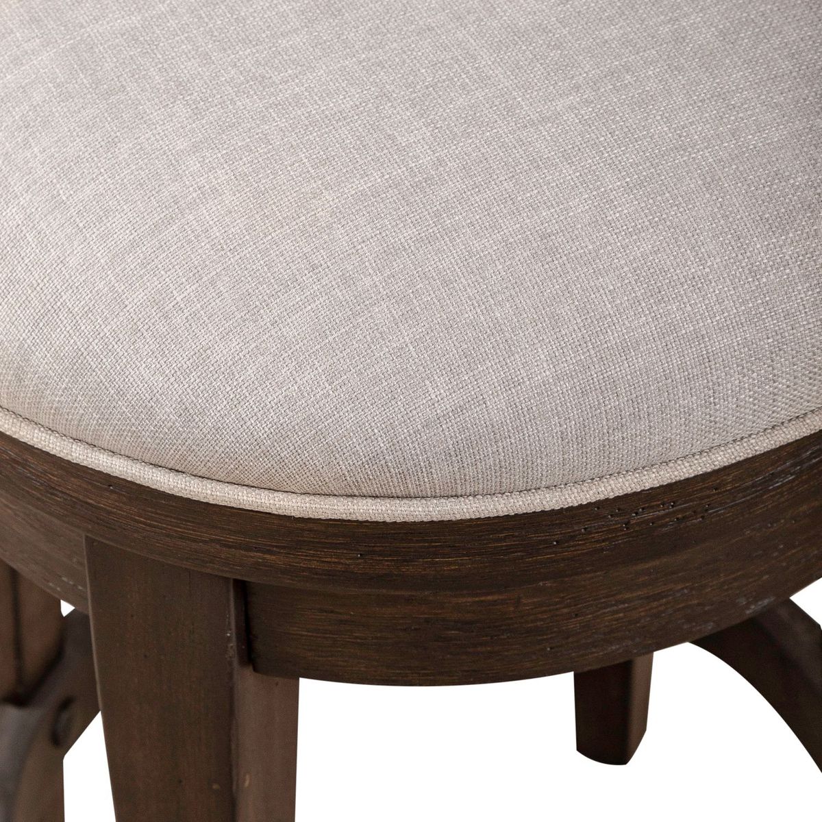 Liberty Furniture Mill Creek Console Swivel Stool in Peppercorn - Luxury Home Furniture (MI)
