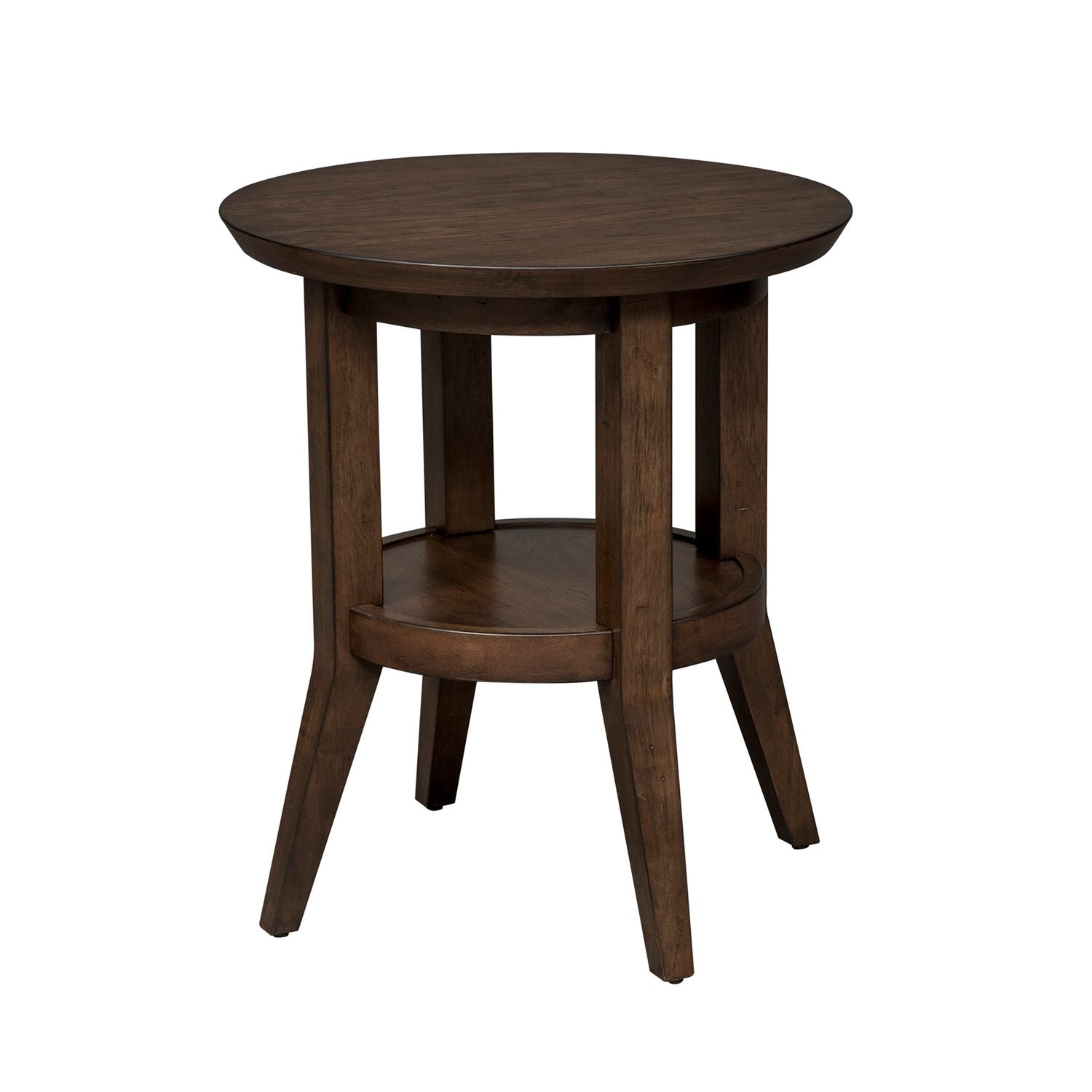 Ventura Blvd Round End Table in Bronze - Luxury Home Furniture (MI)