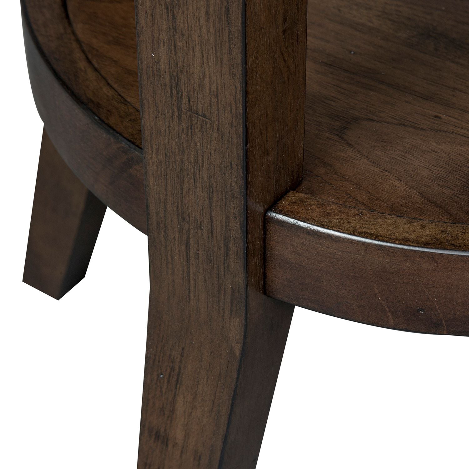 Ventura Blvd Round End Table in Bronze - Luxury Home Furniture (MI)