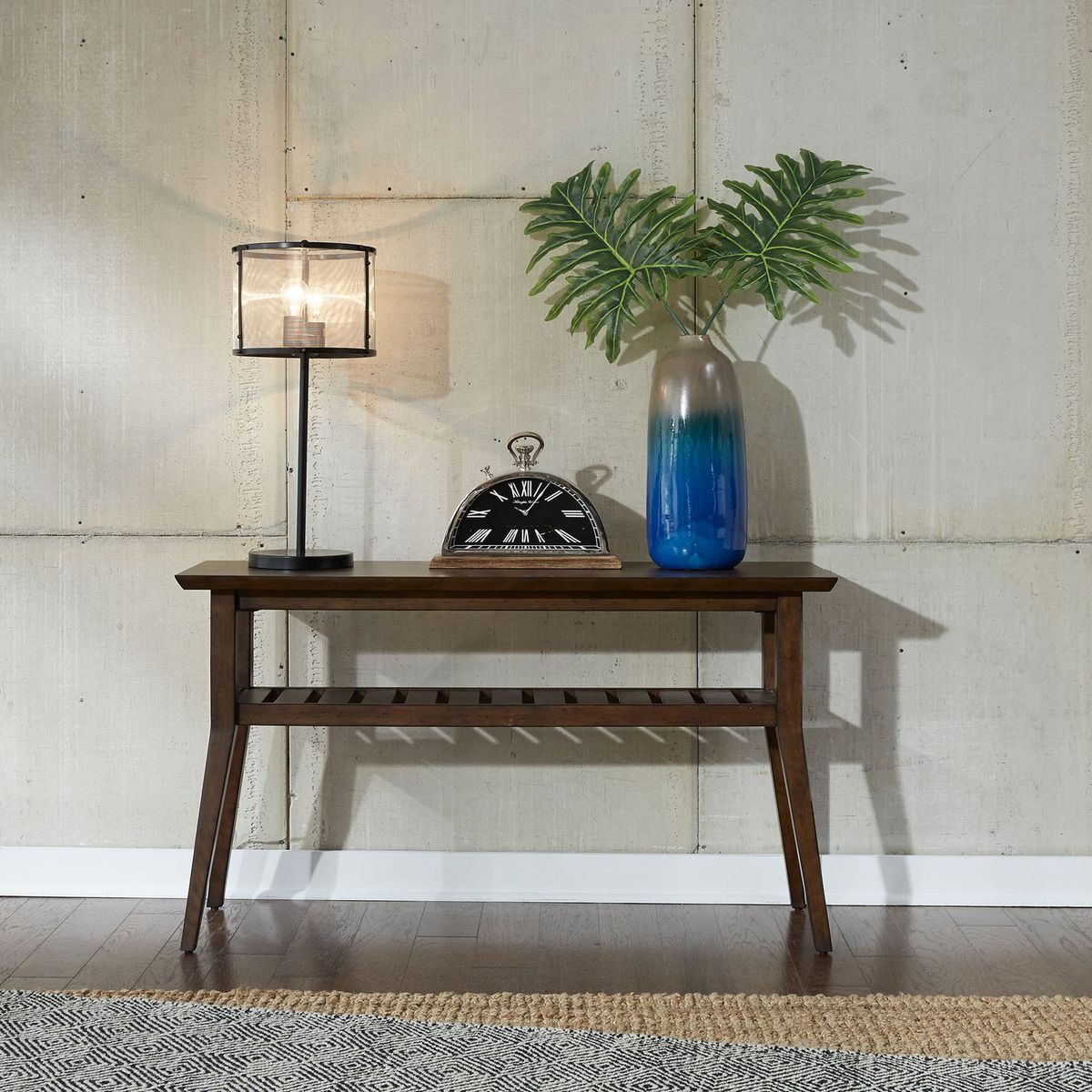 Liberty Furniture Ventura Blvd Sofa Table in Bronze - Luxury Home Furniture (MI)