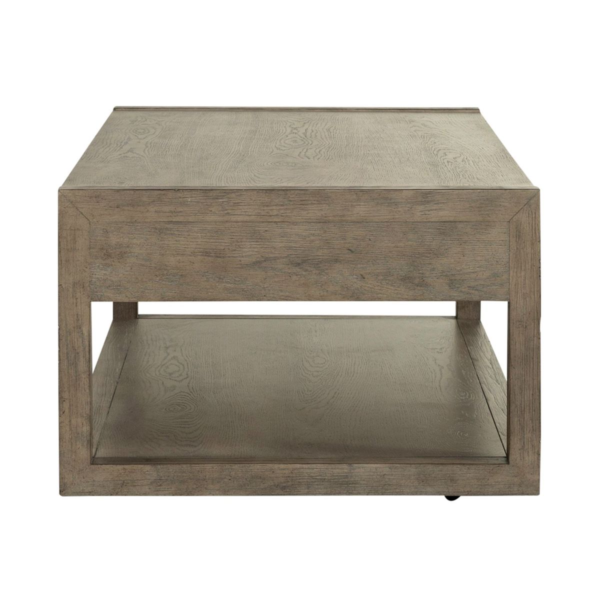 Liberty Furniture Bartlett Field Cocktail Table in Dusty Taupe - Luxury Home Furniture (MI)