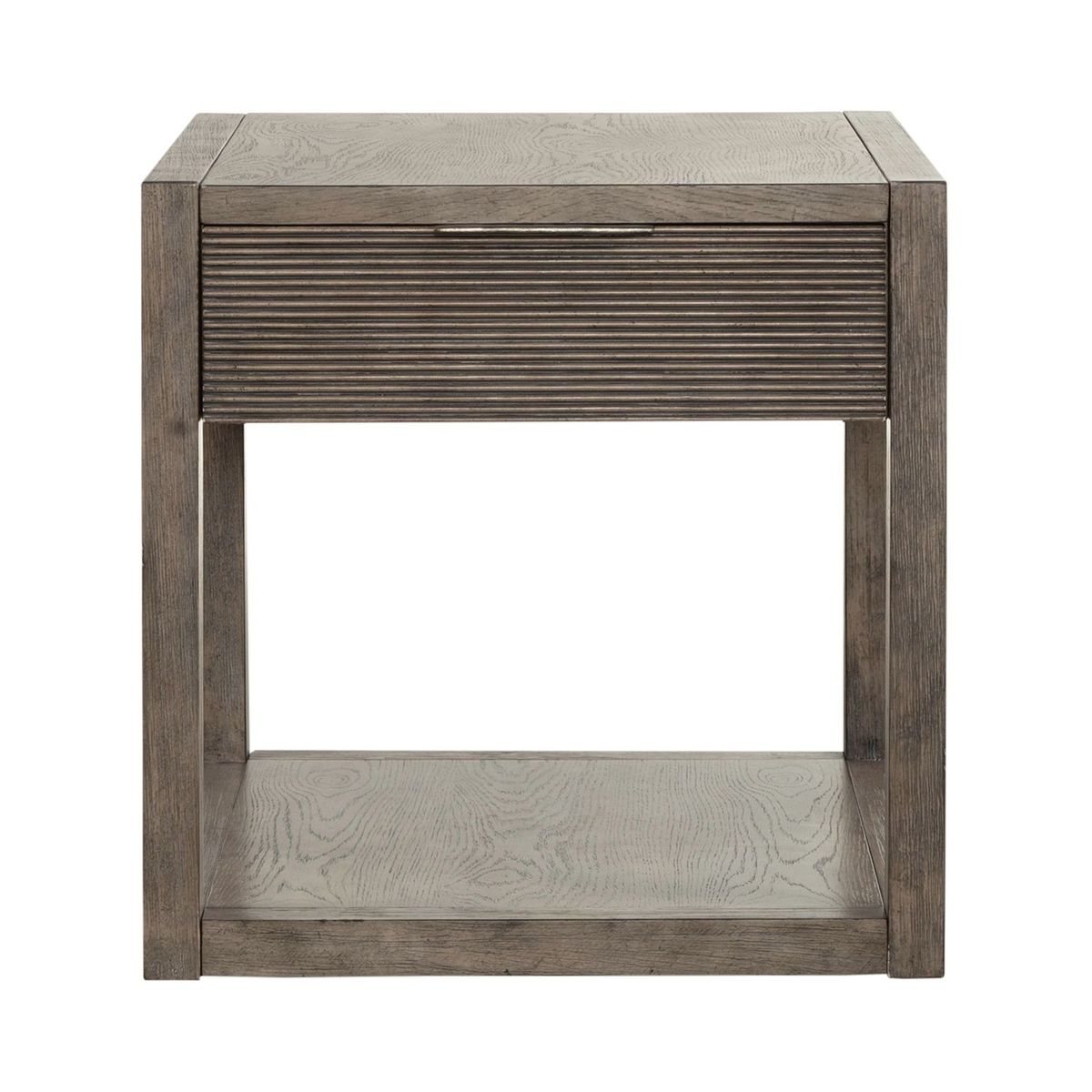 Liberty Furniture Bartlett Field End Table in Dusty Taupe - Luxury Home Furniture (MI)