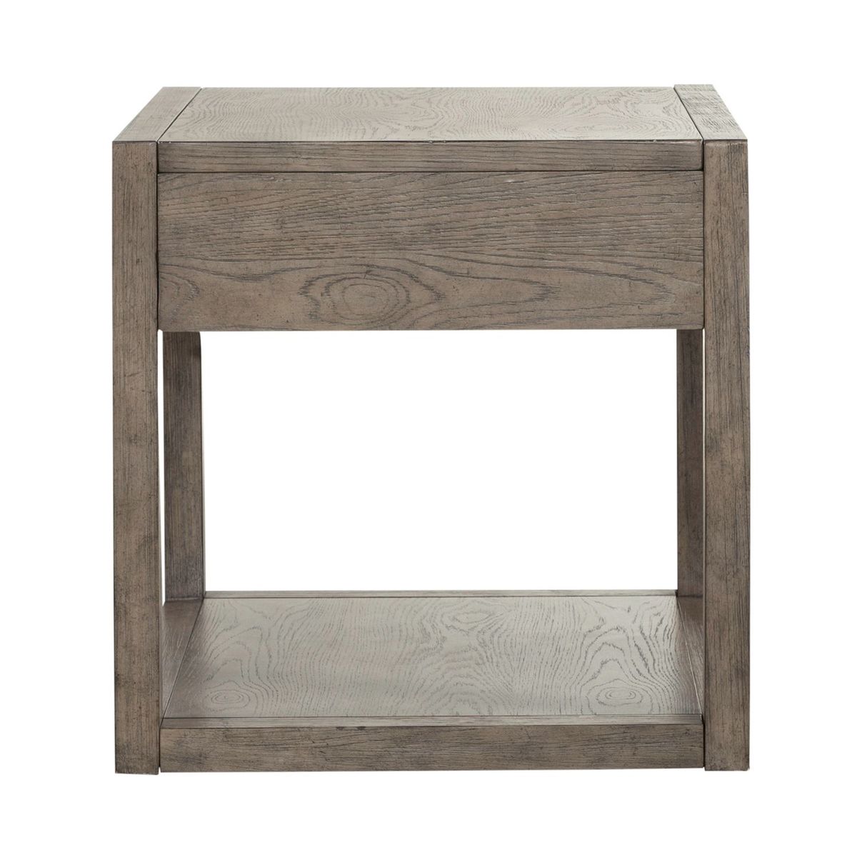 Liberty Furniture Bartlett Field End Table in Dusty Taupe - Luxury Home Furniture (MI)