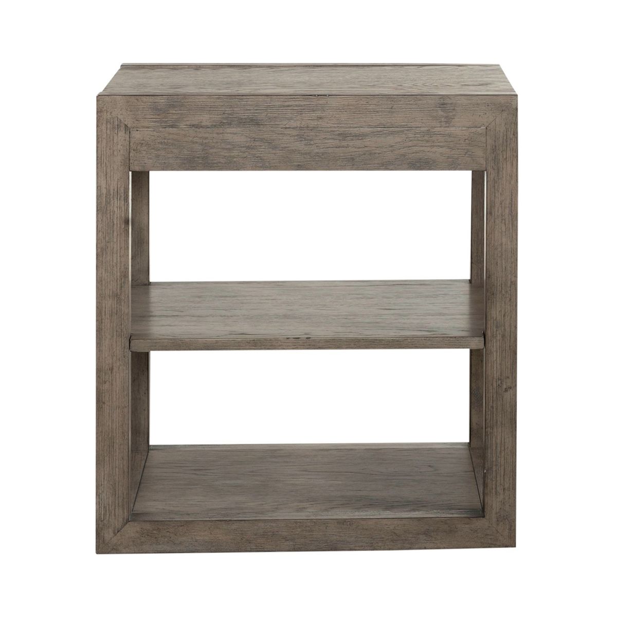 Liberty Furniture Bartlett Field Chairside Table in Dusty Taupe - Luxury Home Furniture (MI)