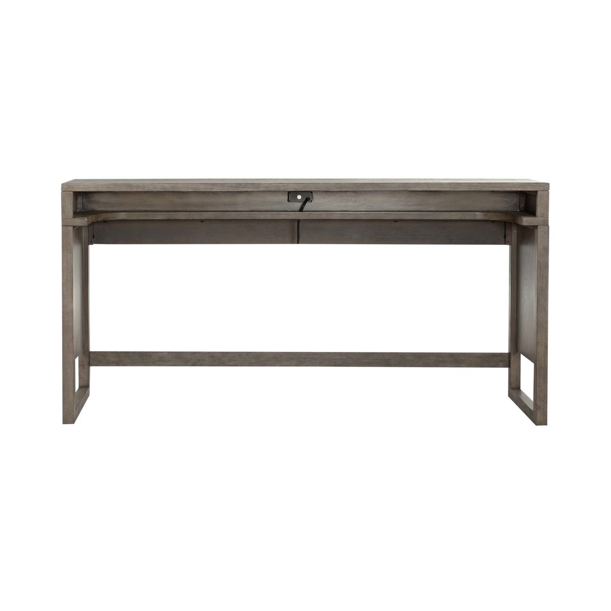 Liberty Furniture Bartlett Field Console Bar Table in Dusty Taupe - Luxury Home Furniture (MI)