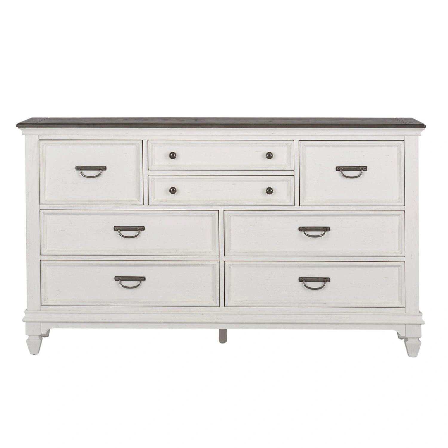 Allyson Park Drawer Dresser in Wirebrushed White image