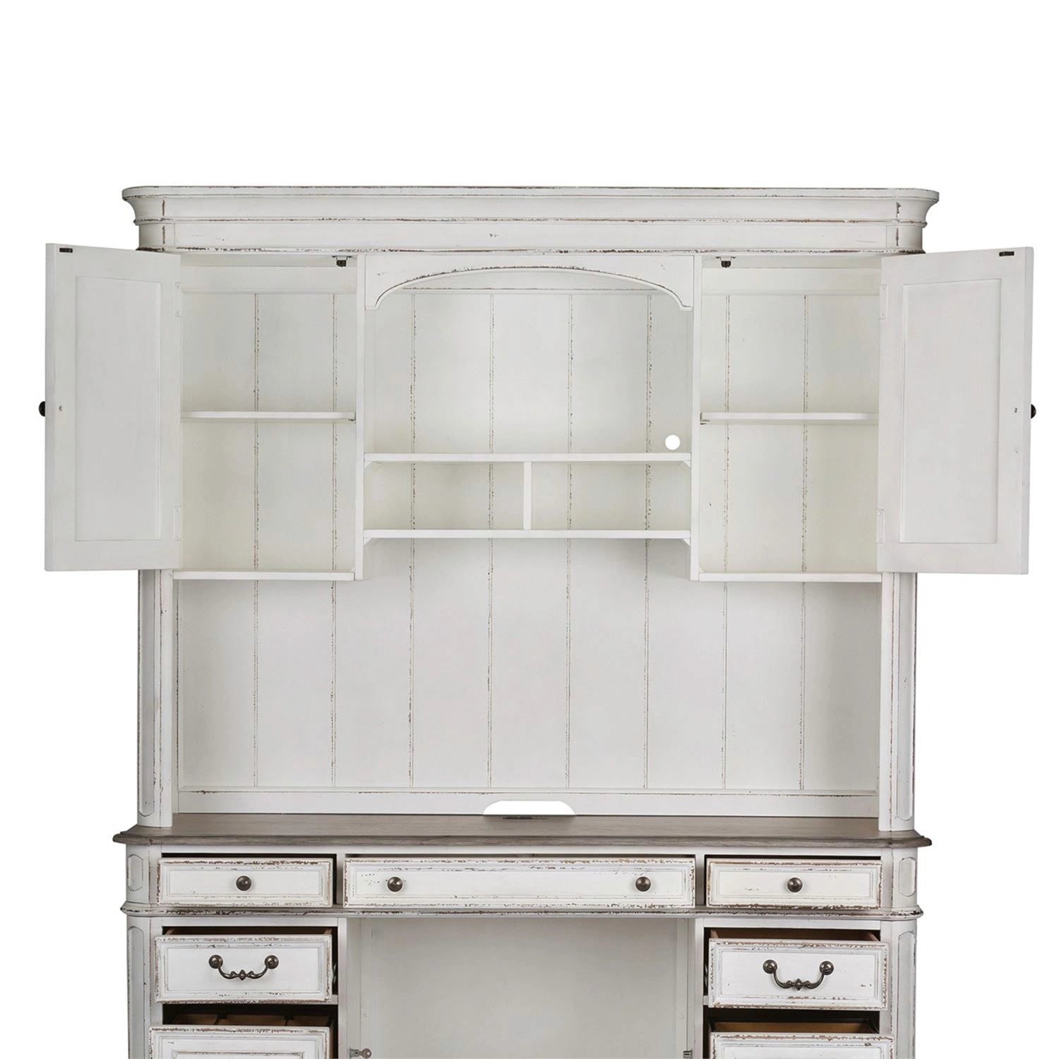 Magnolia Manor Jr Executive Credenza Hutch image