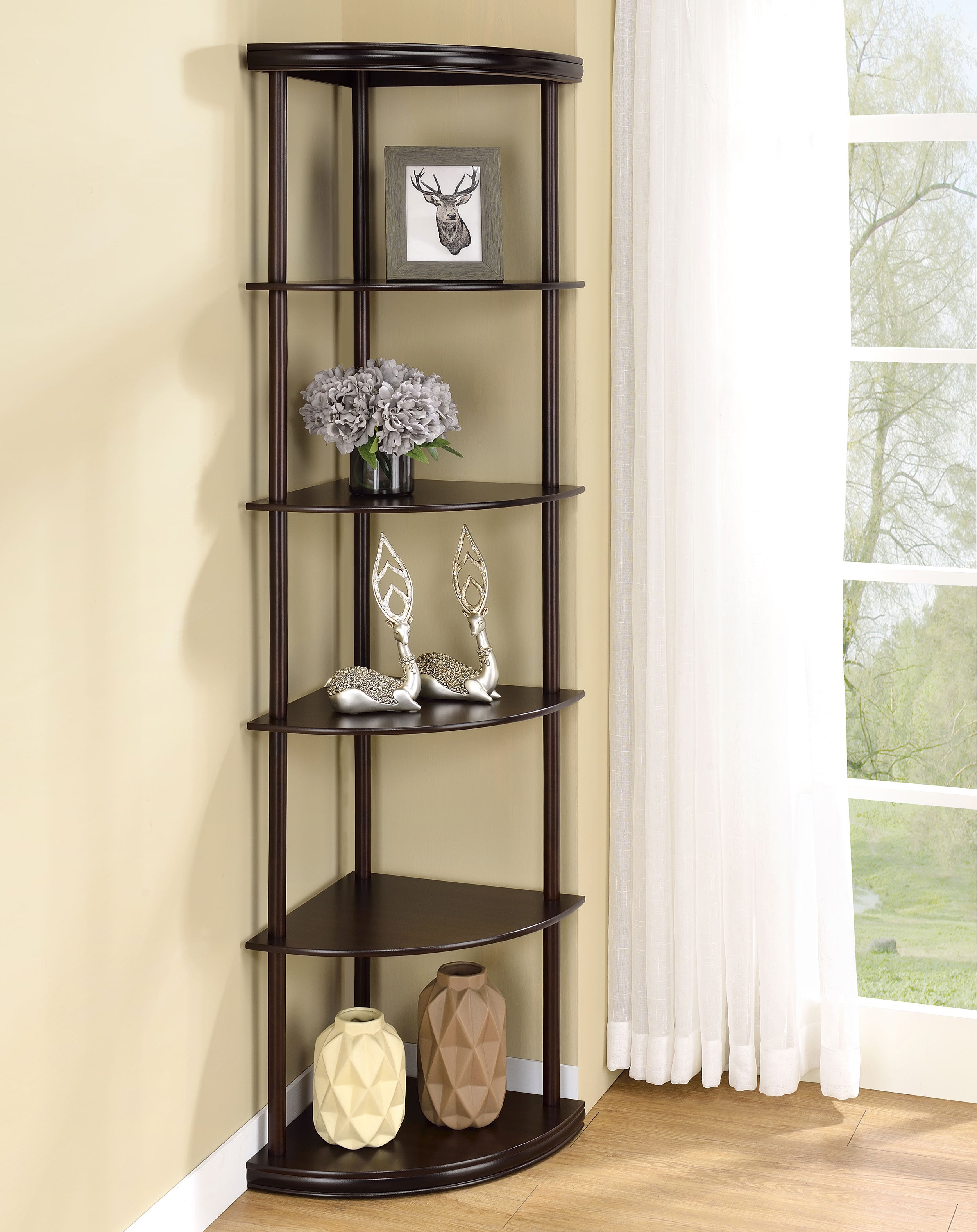 Bonwick Corner Bookshelf - Luxury Home Furniture (MI)