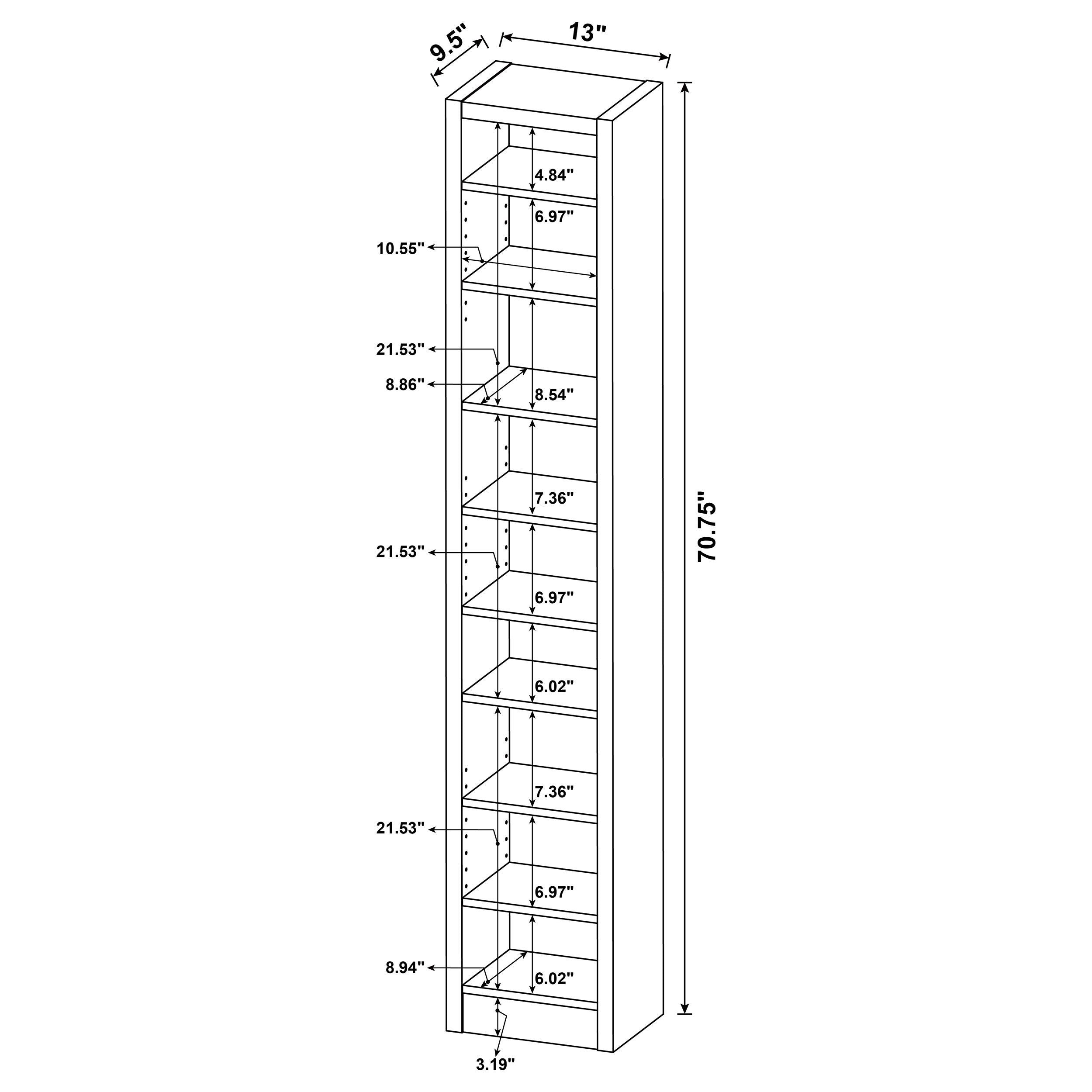 Eliam Bookcase - Luxury Home Furniture (MI)
