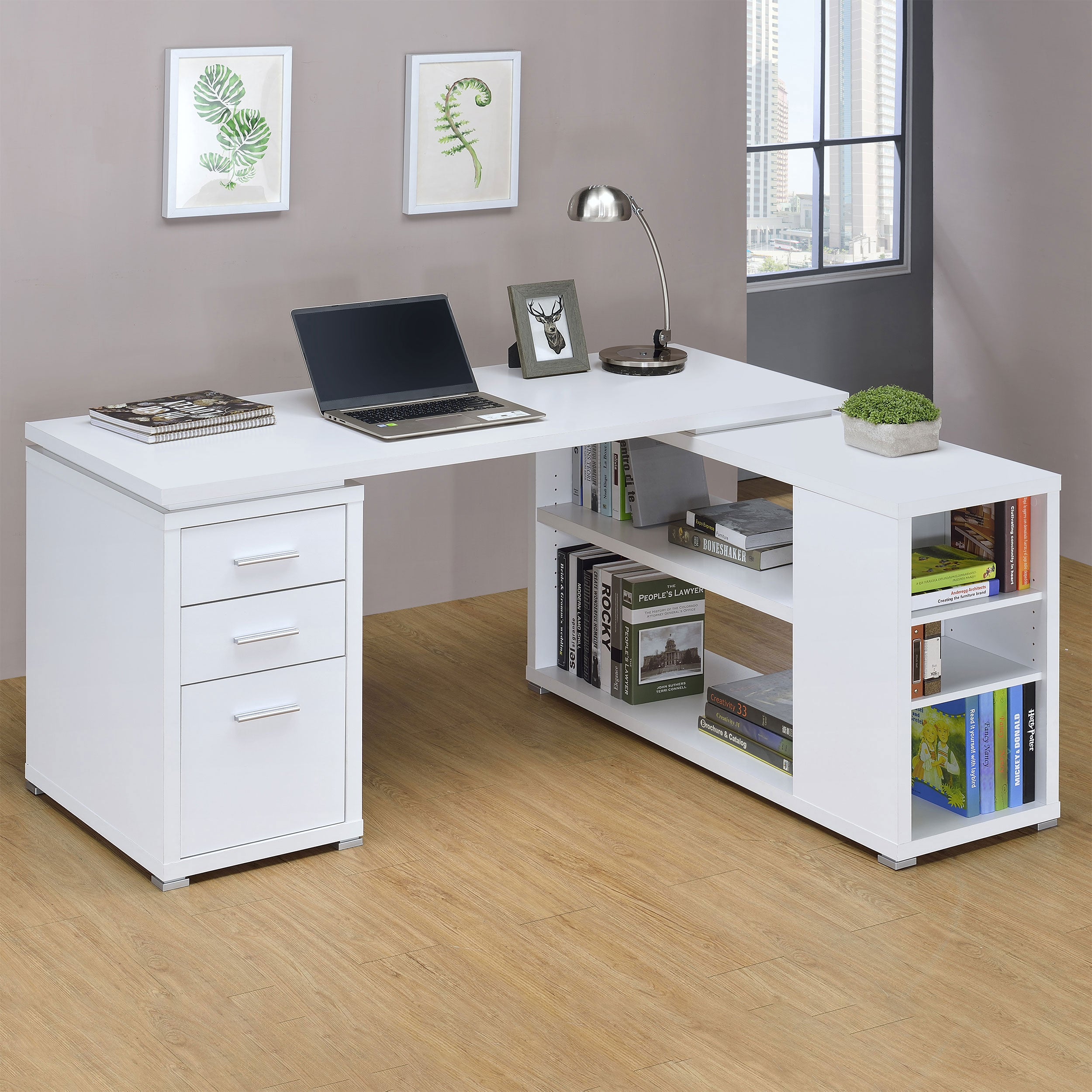Yvette Computer Desk - Luxury Home Furniture (MI)