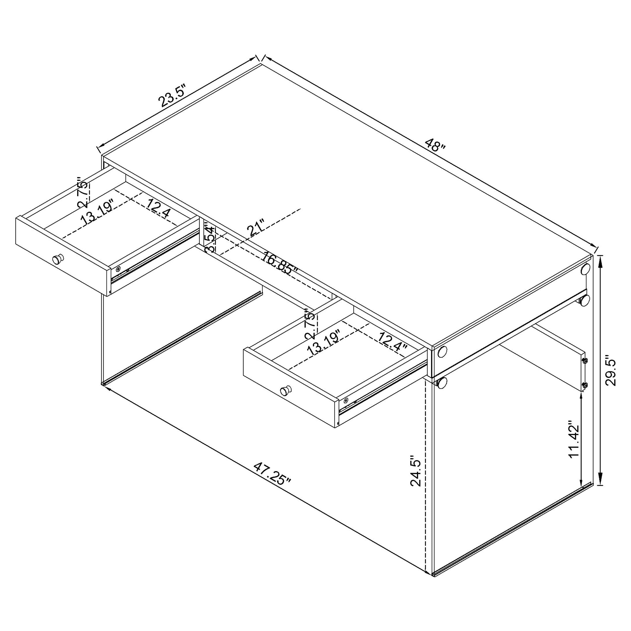 Dobrev Writing Desk - Luxury Home Furniture (MI)