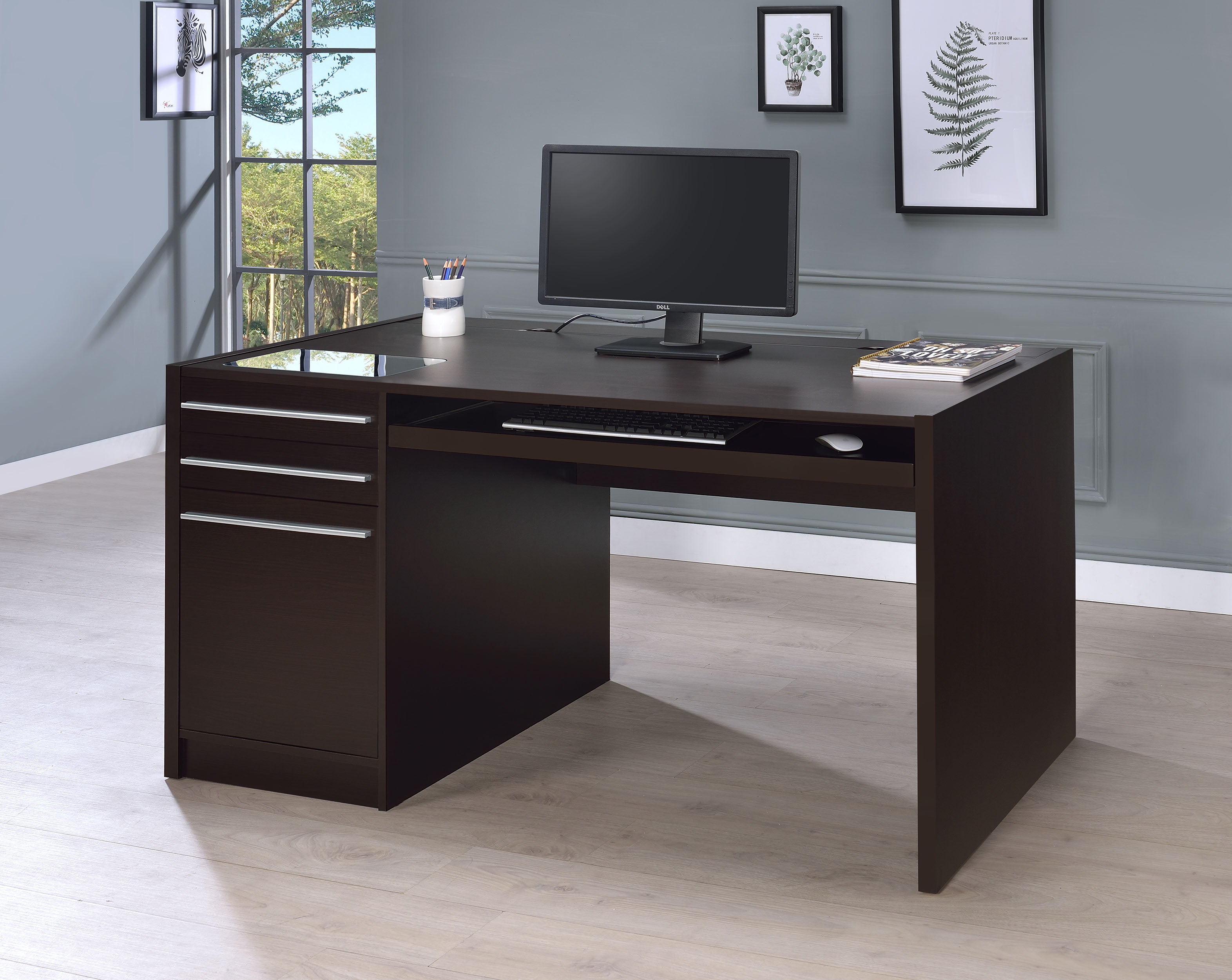 Halston Computer Desk - Luxury Home Furniture (MI)