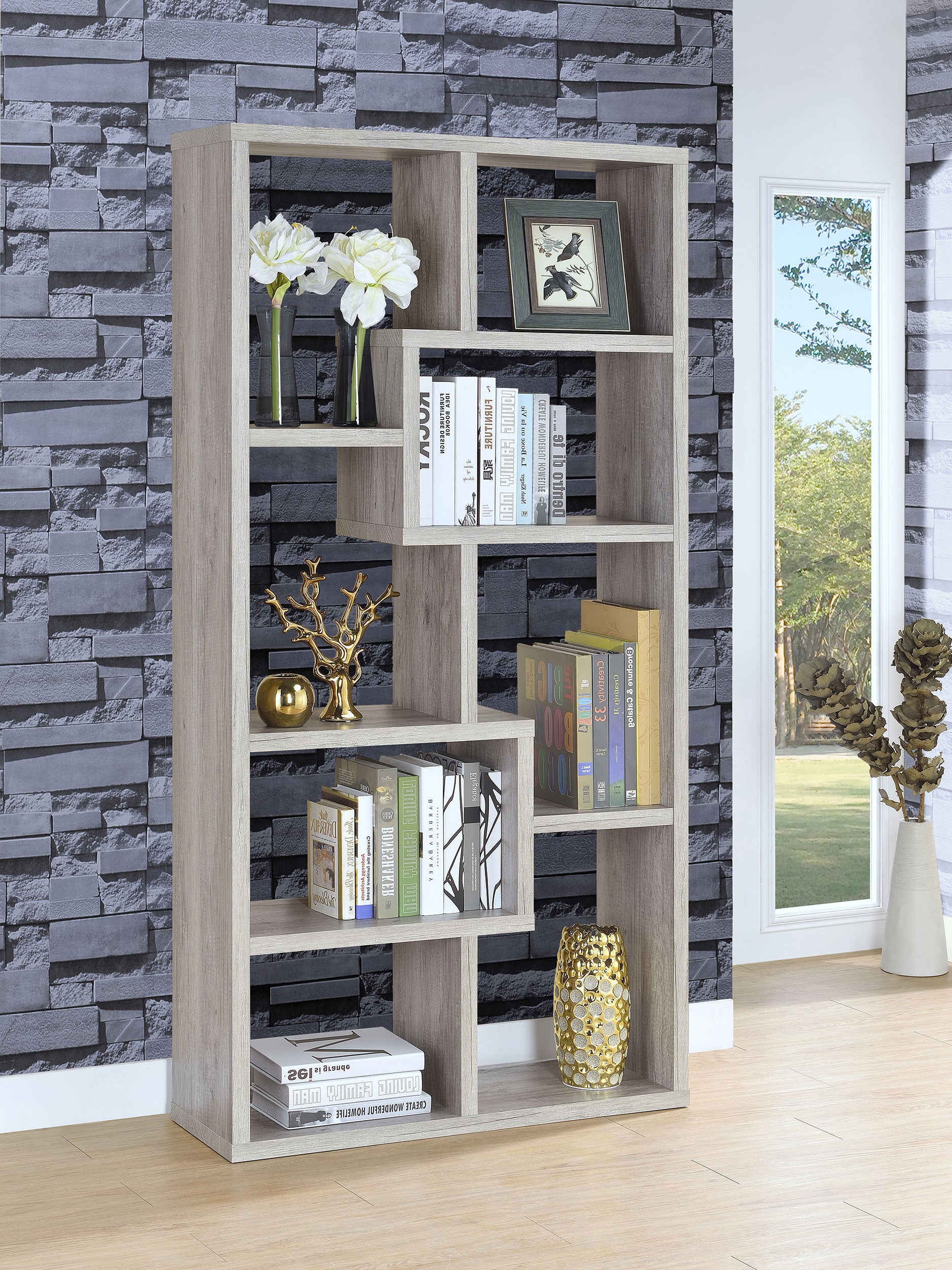 Theo Bookshelf - Luxury Home Furniture (MI)